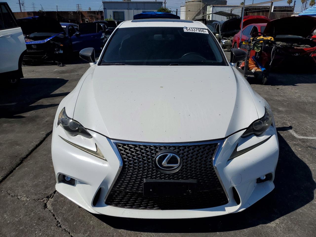 2015 Lexus Is 350 White vin: JTHBE1D27F5019070