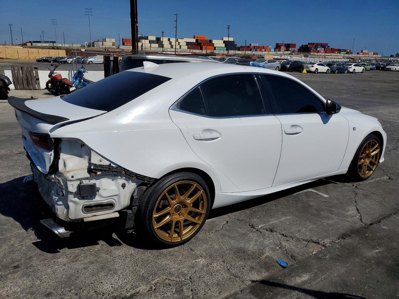 2015 Lexus Is 350 White vin: JTHBE1D27F5019070