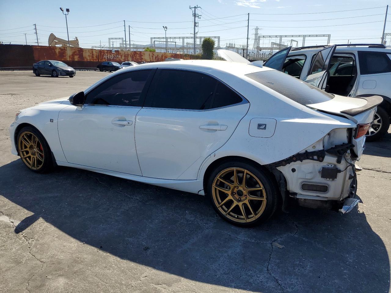 2015 Lexus Is 350 White vin: JTHBE1D27F5019070
