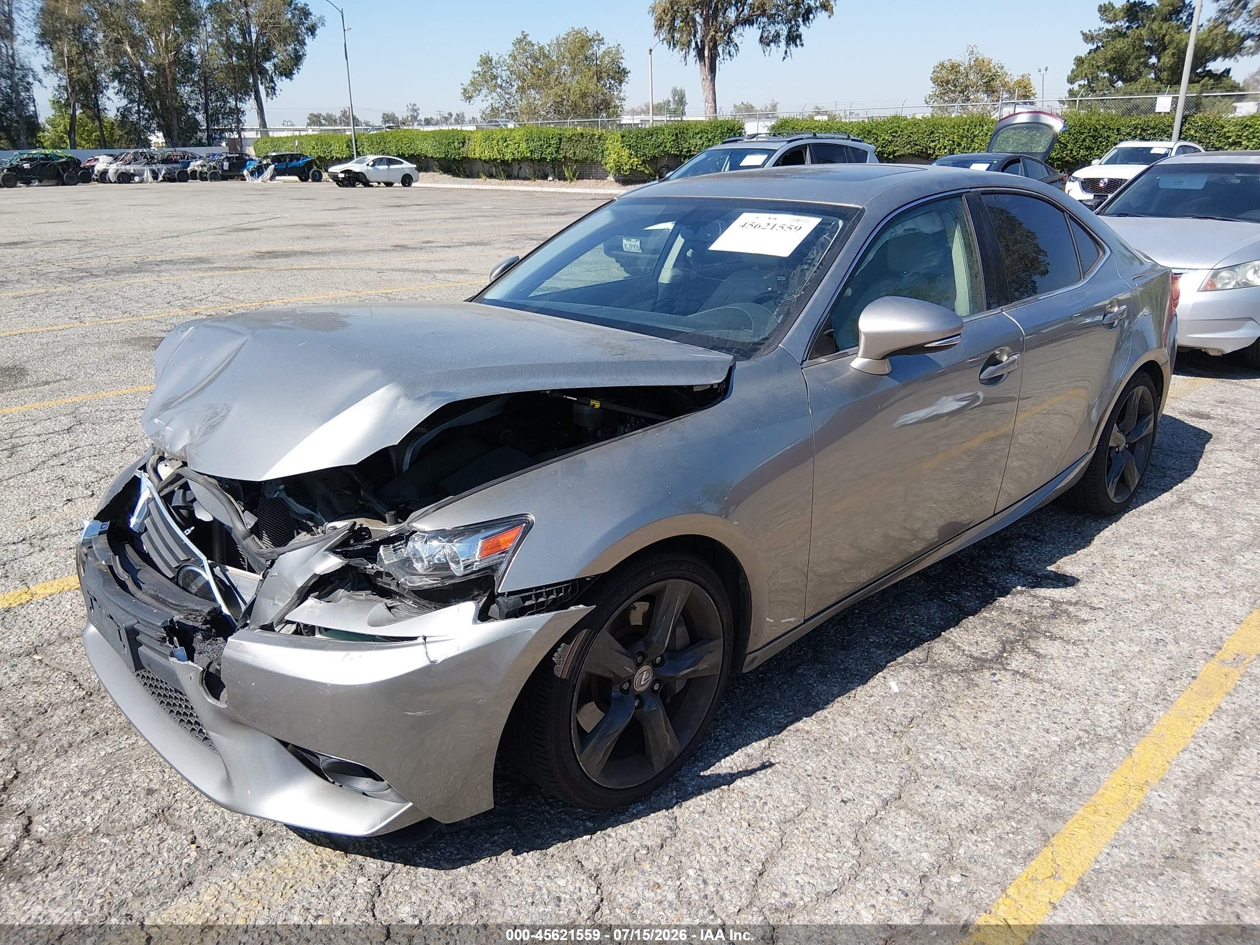 2014 Lexus Is 350   Gray vin: JTHBE1D28E5004267