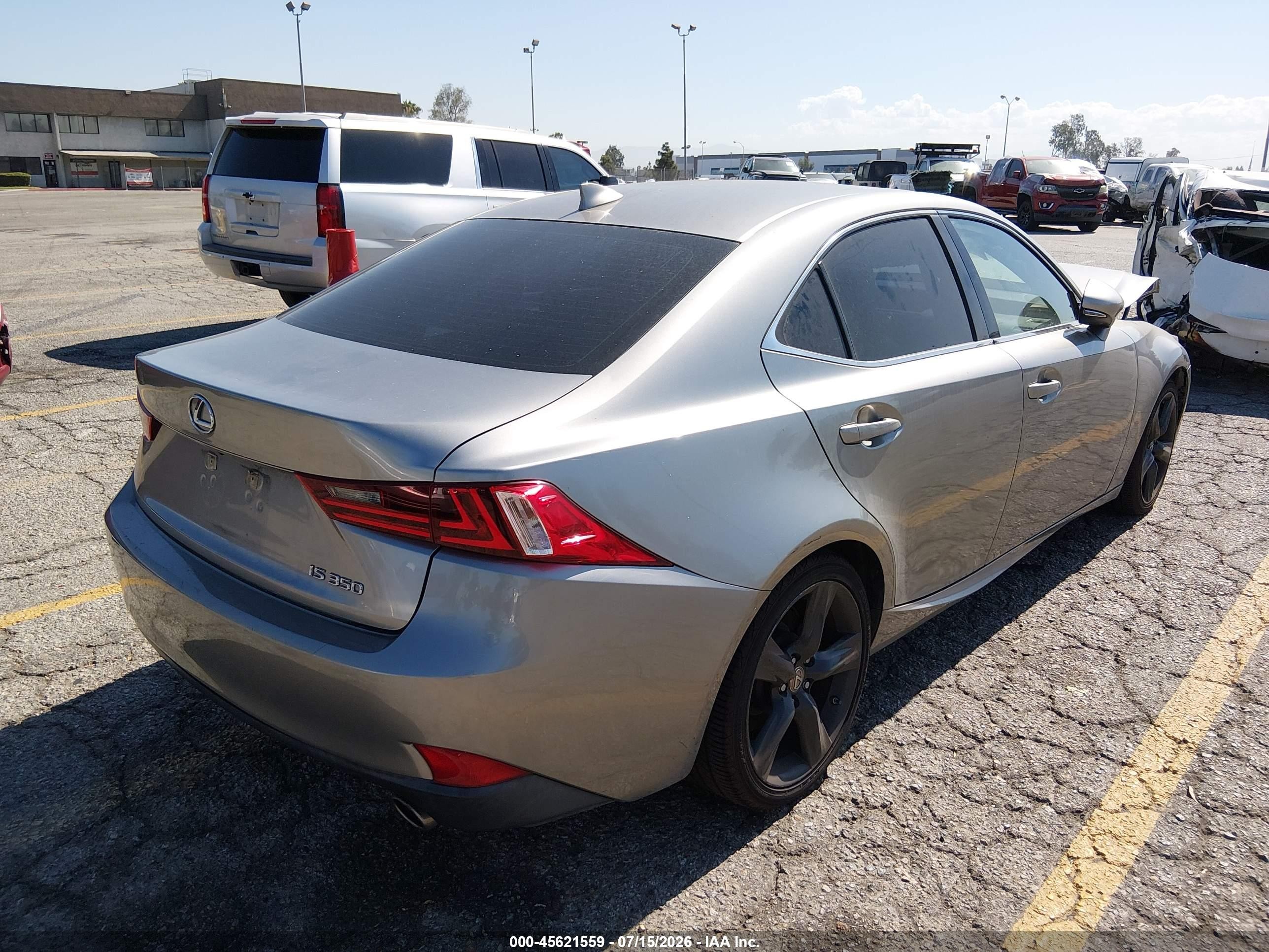 2014 Lexus Is 350   Gray vin: JTHBE1D28E5004267