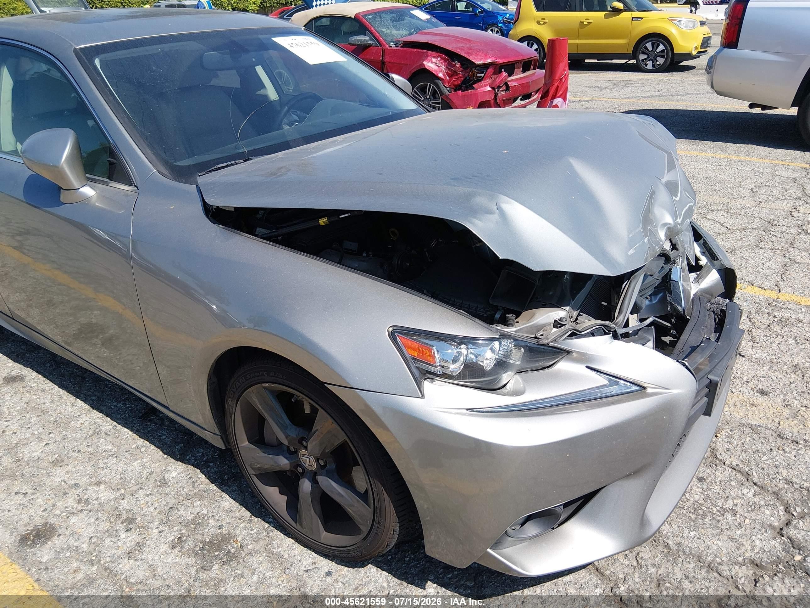 2014 Lexus Is 350   Gray vin: JTHBE1D28E5004267