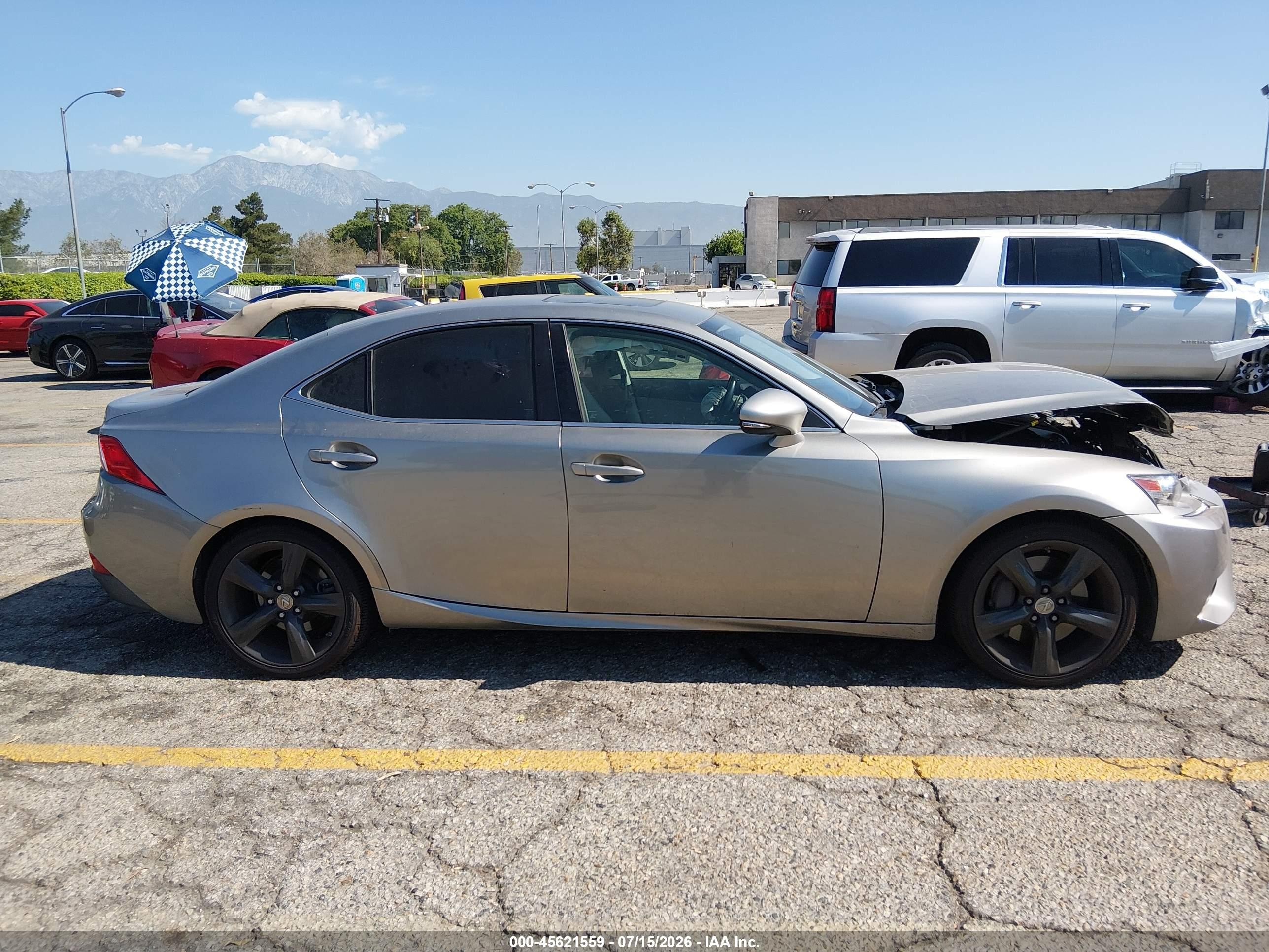 2014 Lexus Is 350   Gray vin: JTHBE1D28E5004267