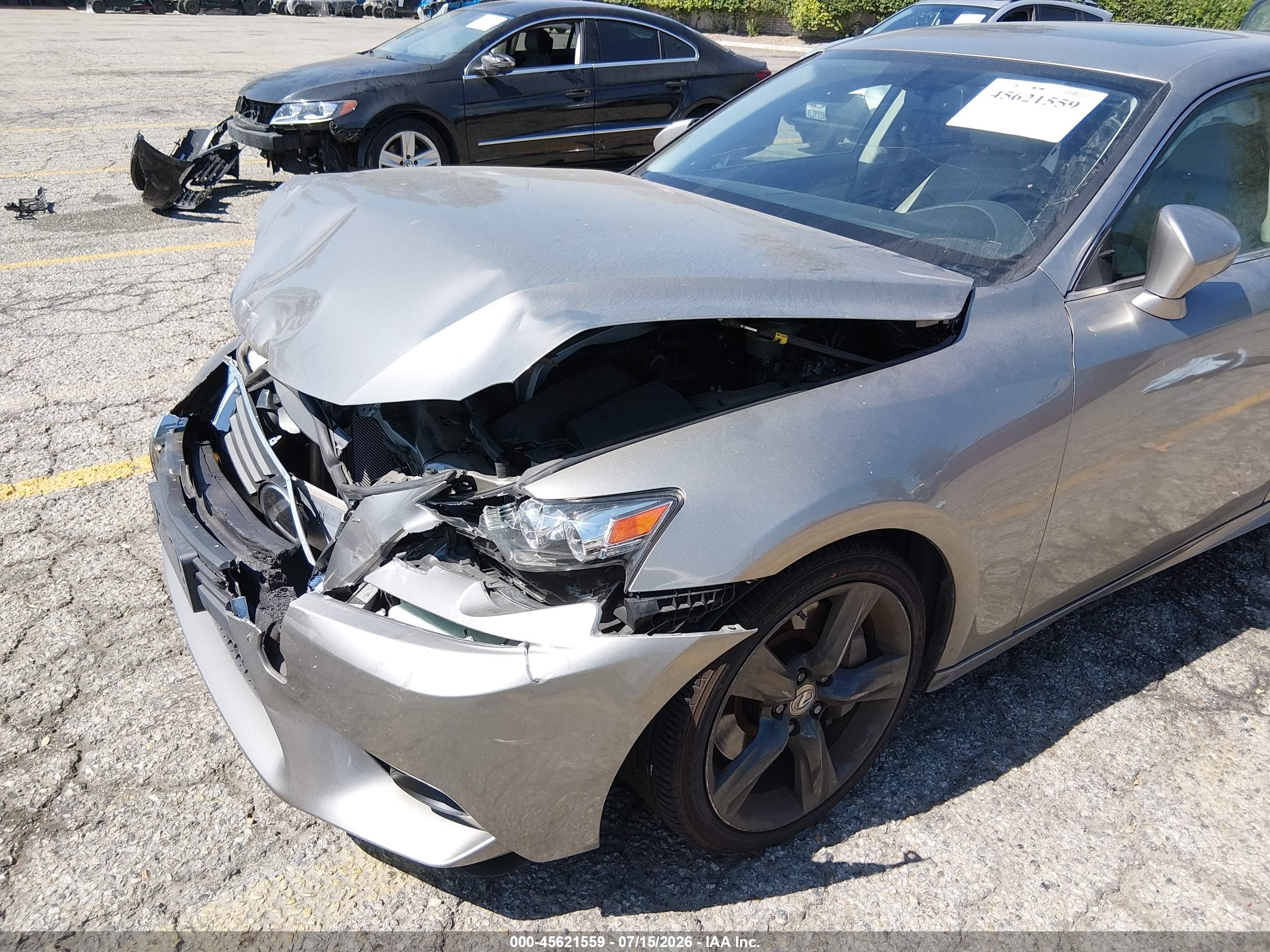 2014 Lexus Is 350   Gray vin: JTHBE1D28E5004267