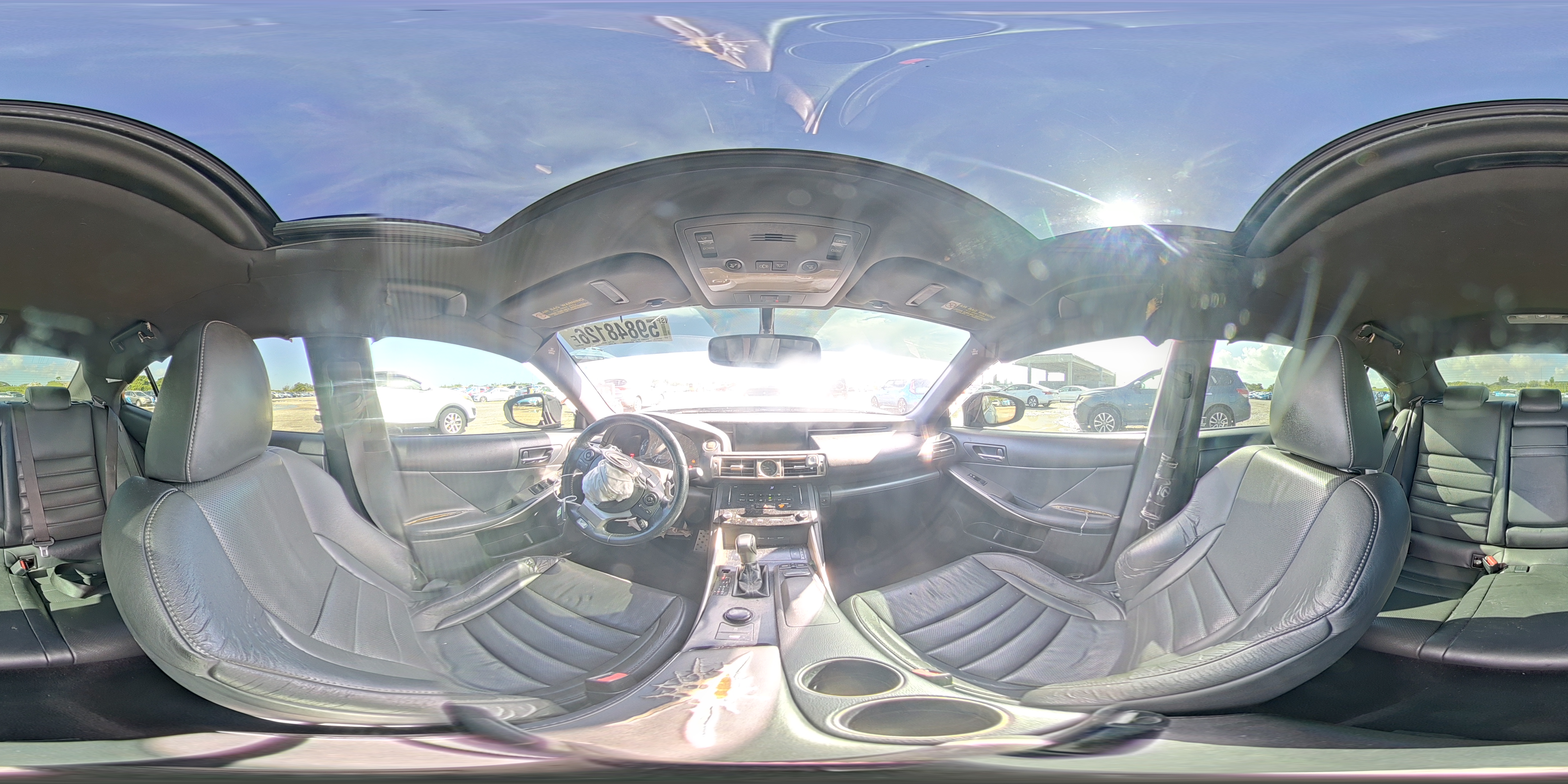 2014 Lexus Is 350 Black vin: JTHBE1D28E5013082