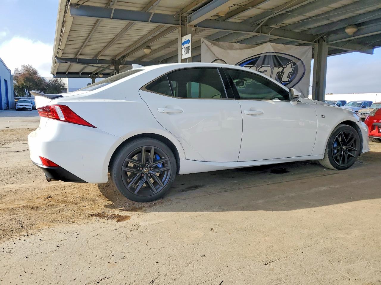 2015 Lexus Is 350 White vin: JTHBE1D28F5019353
