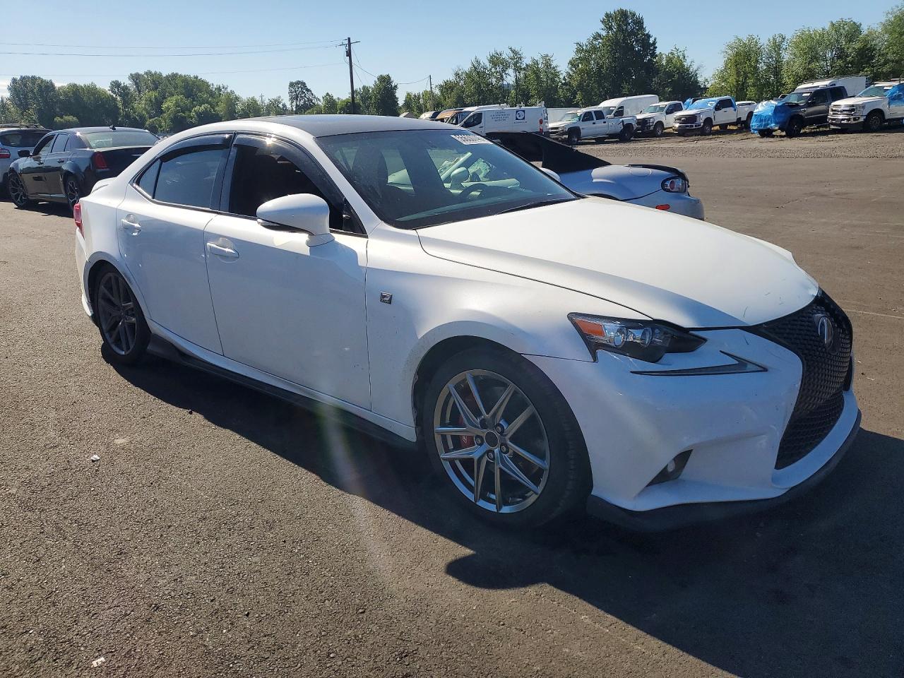 2015 Lexus Is 350 White vin: JTHBE1D28F5020907
