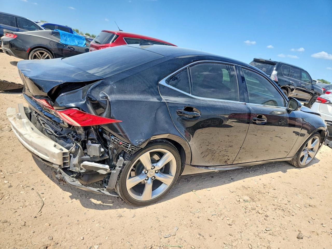 2014 Lexus Is 350 Черный vin: JTHBE1D29E5005136