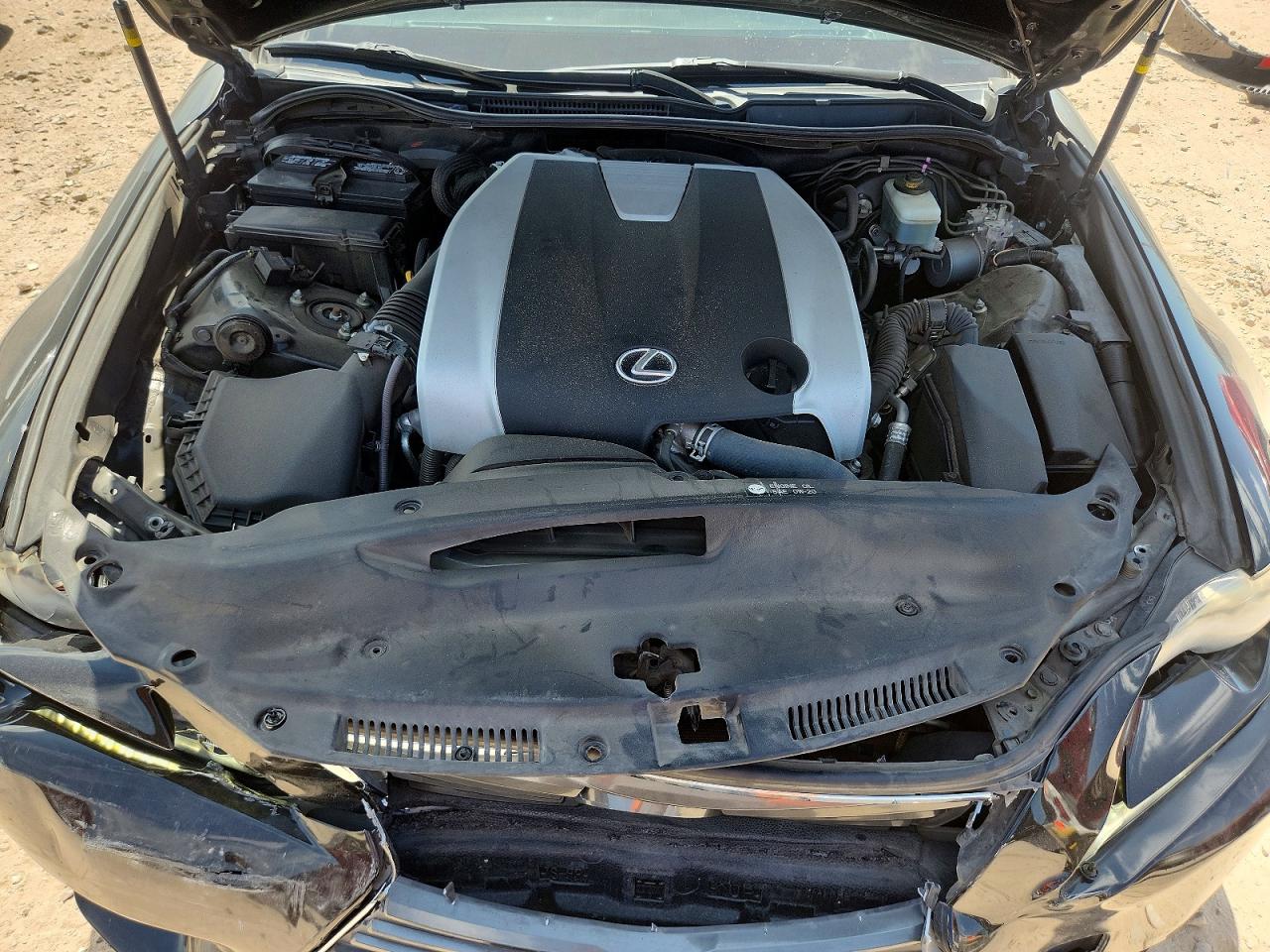 2014 Lexus Is 350 Черный vin: JTHBE1D29E5005136