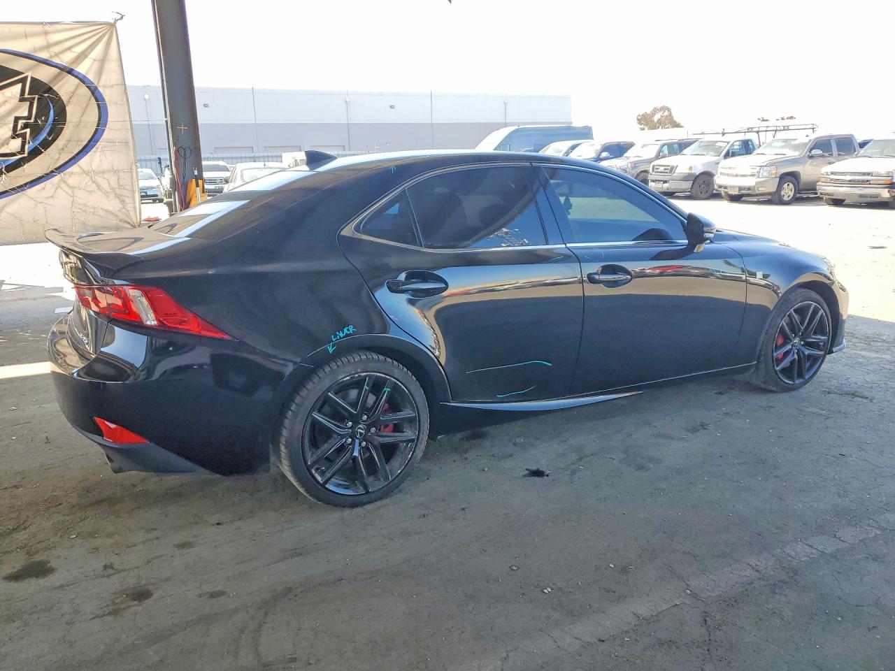 2015 Lexus Is 350 Black vin: JTHBE1D29F5021516