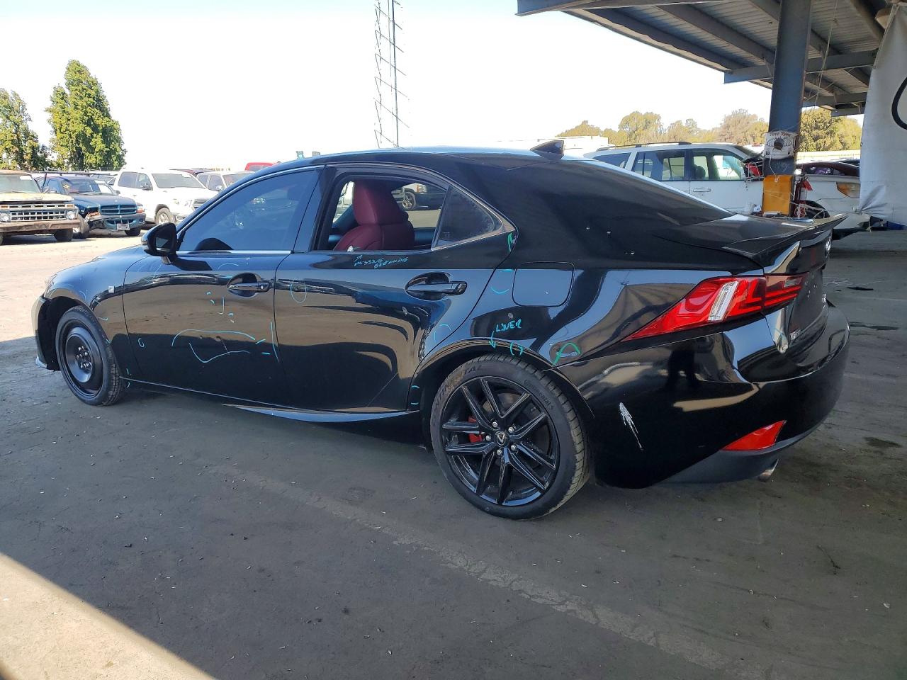2015 Lexus Is 350 Black vin: JTHBE1D29F5021516
