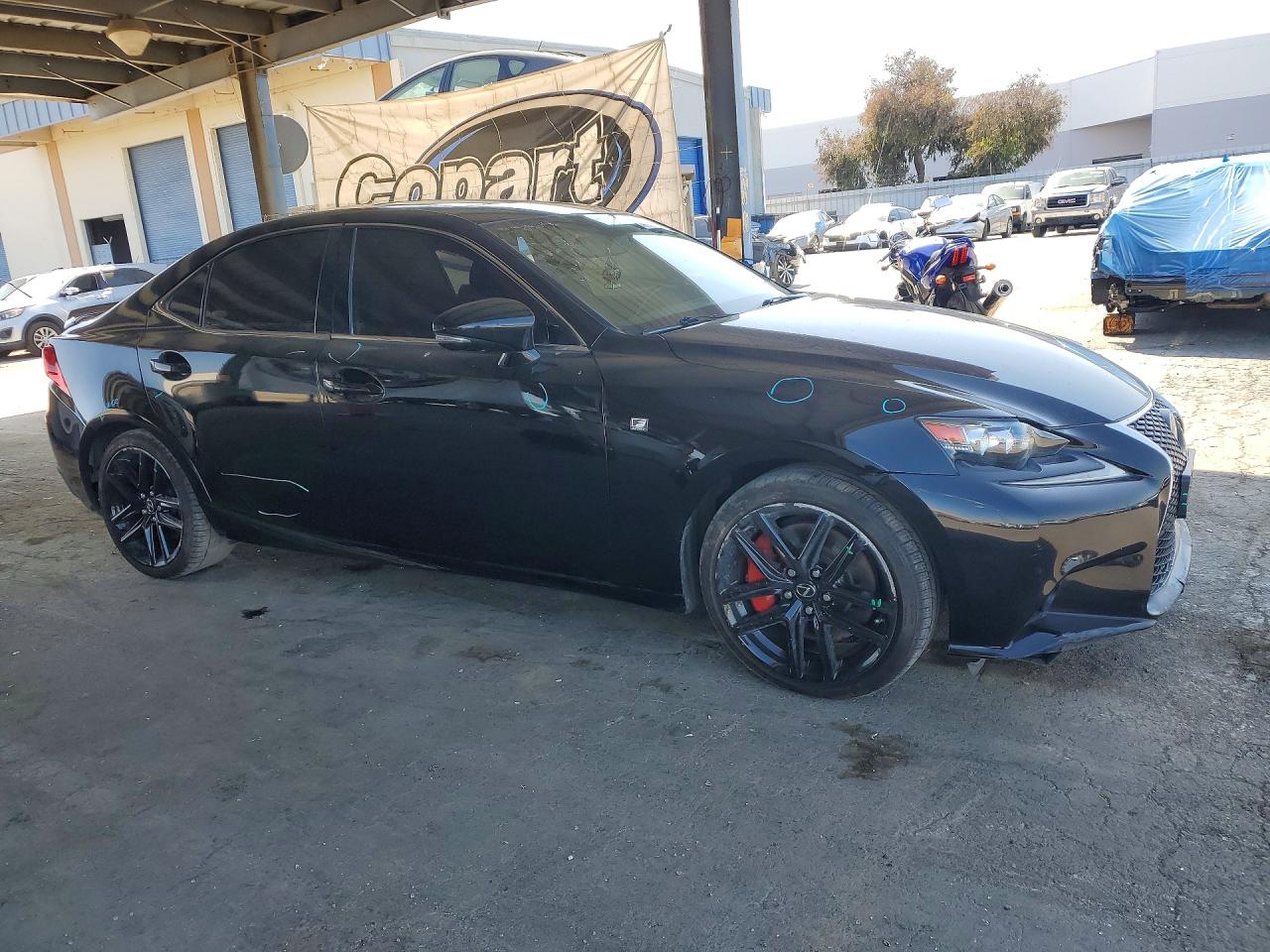 2015 Lexus Is 350 Black vin: JTHBE1D29F5021516
