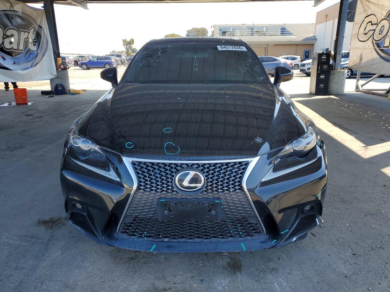 2015 Lexus Is 350 Black vin: JTHBE1D29F5021516