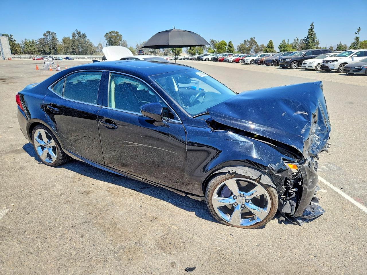 2014 Lexus Is 350 Black vin: JTHBE1D2XE5005503