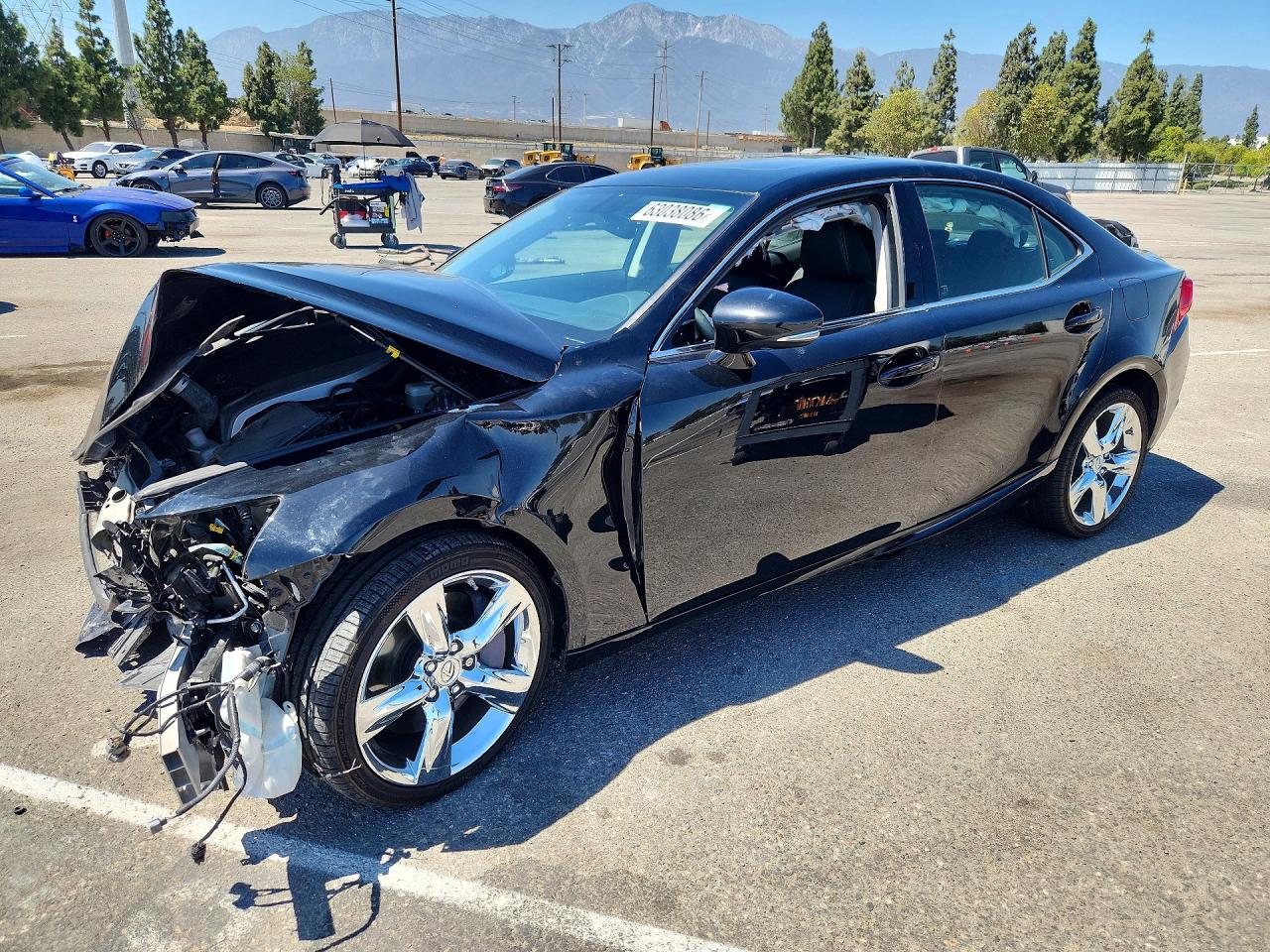 2014 Lexus Is 350 Black vin: JTHBE1D2XE5005503
