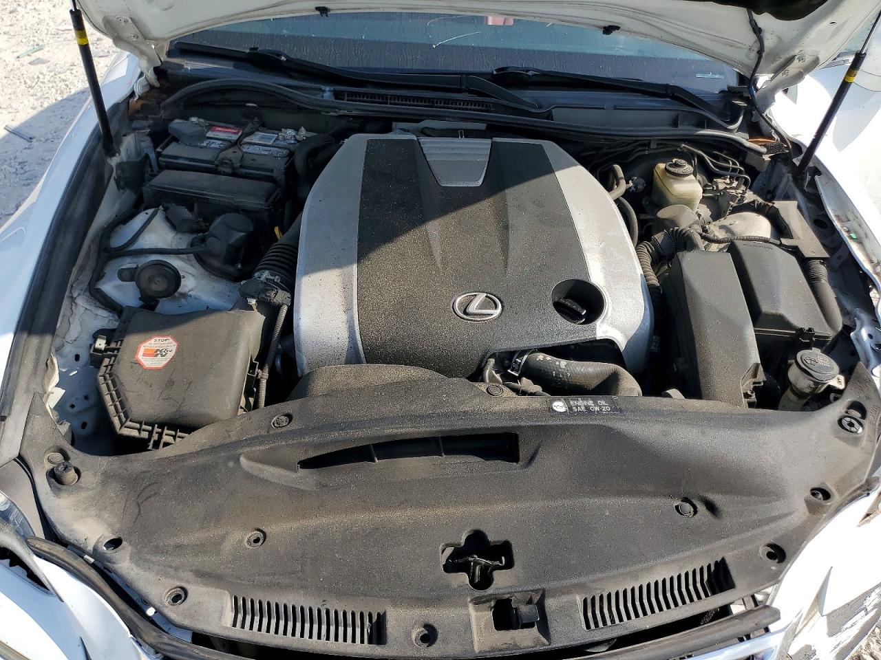 2014 Lexus Is 350 Белый vin: JTHBE1D2XE5010443