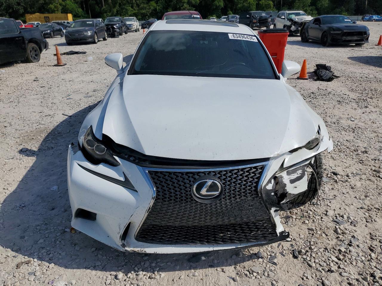 2014 Lexus Is 350 Белый vin: JTHBE1D2XE5010443