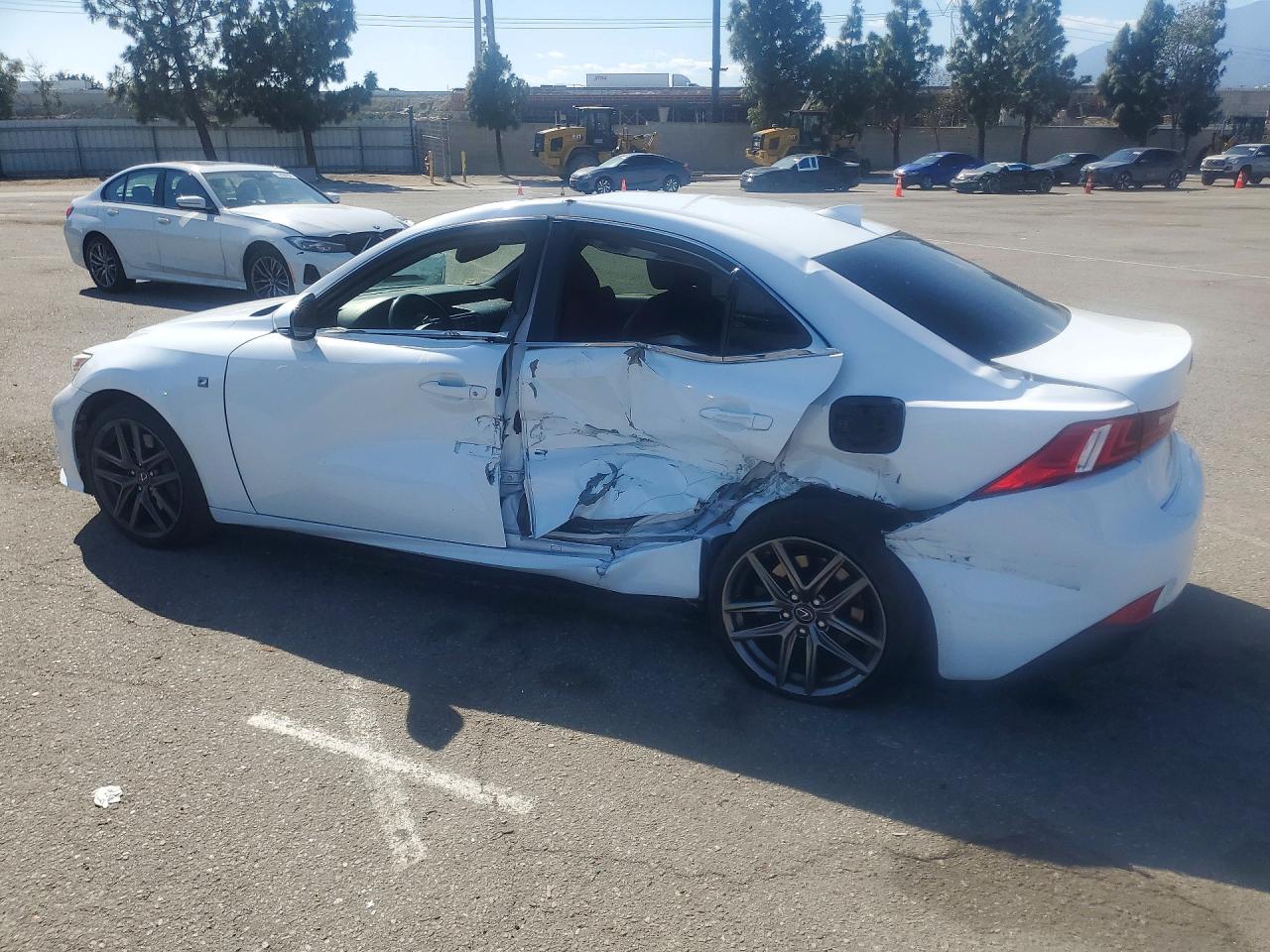 2014 Lexus Is 350 White vin: JTHBE1D2XE5010698