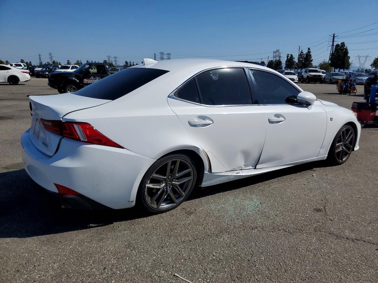 2014 Lexus Is 350 White vin: JTHBE1D2XE5010698