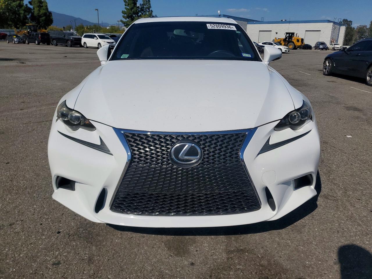 2014 Lexus Is 350 White vin: JTHBE1D2XE5010698