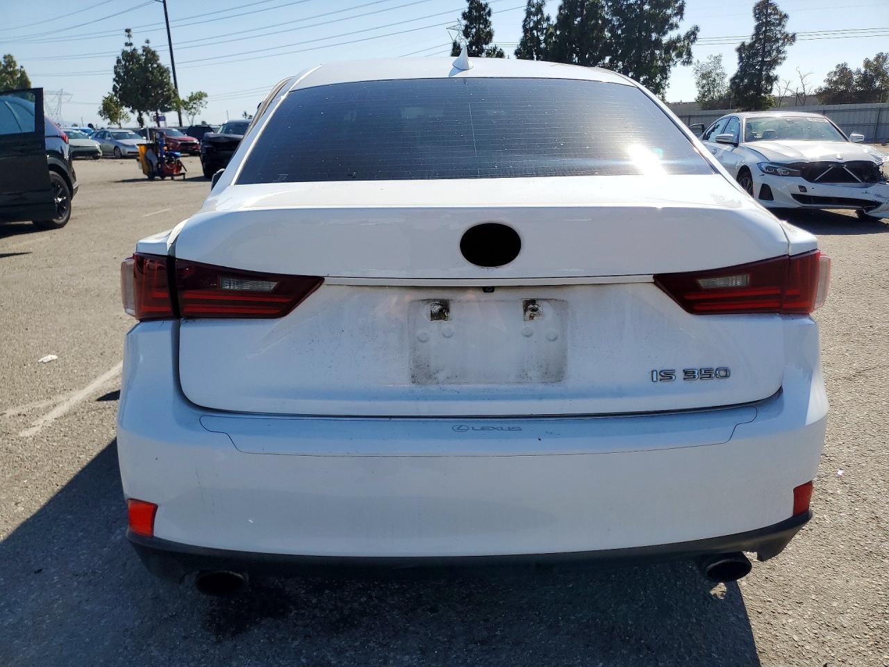 2014 Lexus Is 350 White vin: JTHBE1D2XE5010698