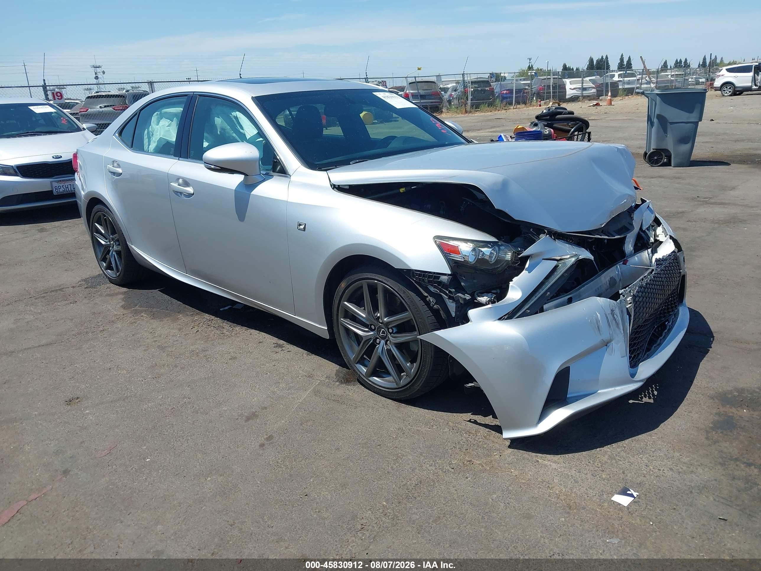 2015 Lexus Is 350   Gray vin: JTHBE1D2XF5021072