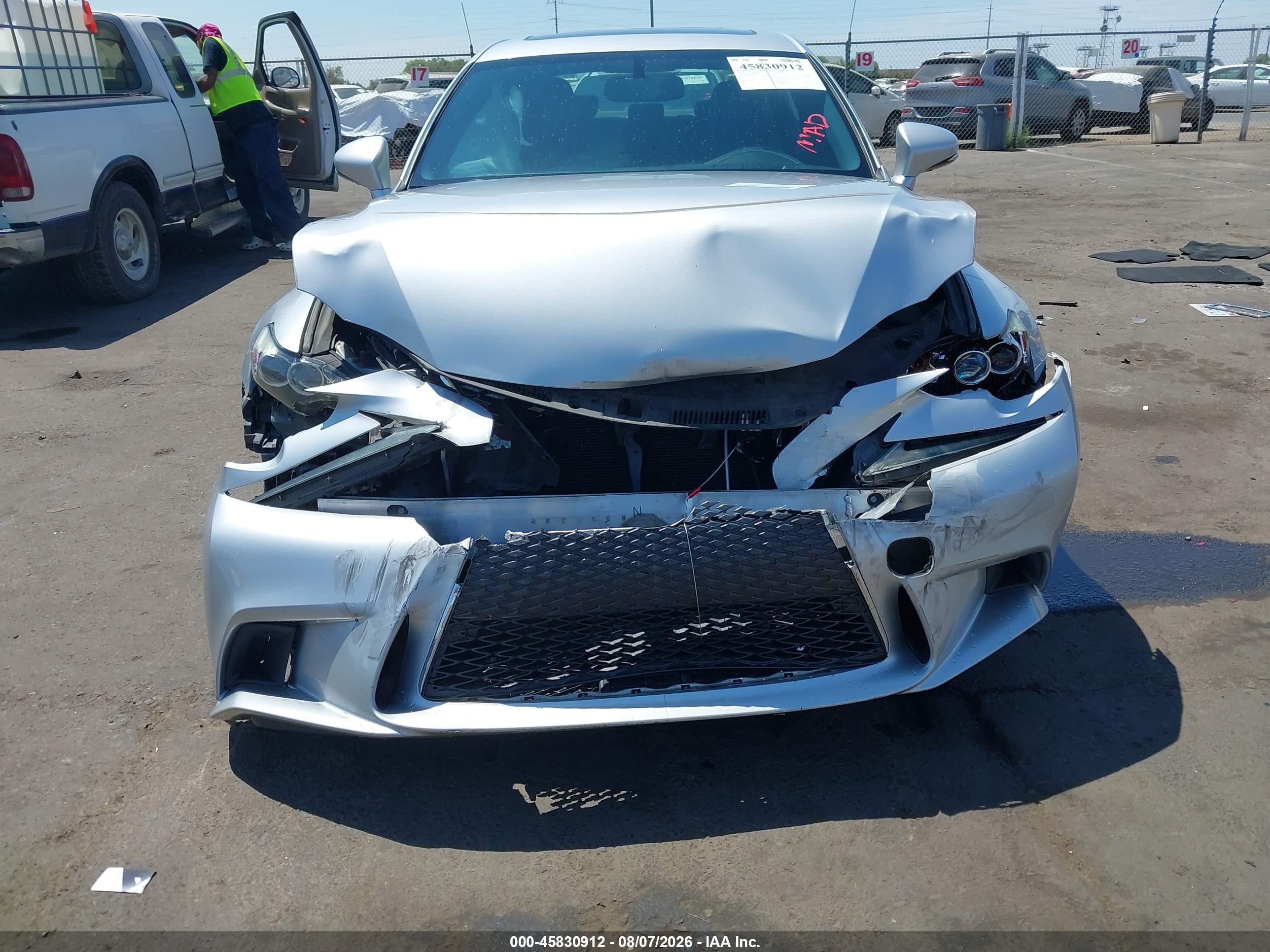 2015 Lexus Is 350   Gray vin: JTHBE1D2XF5021072