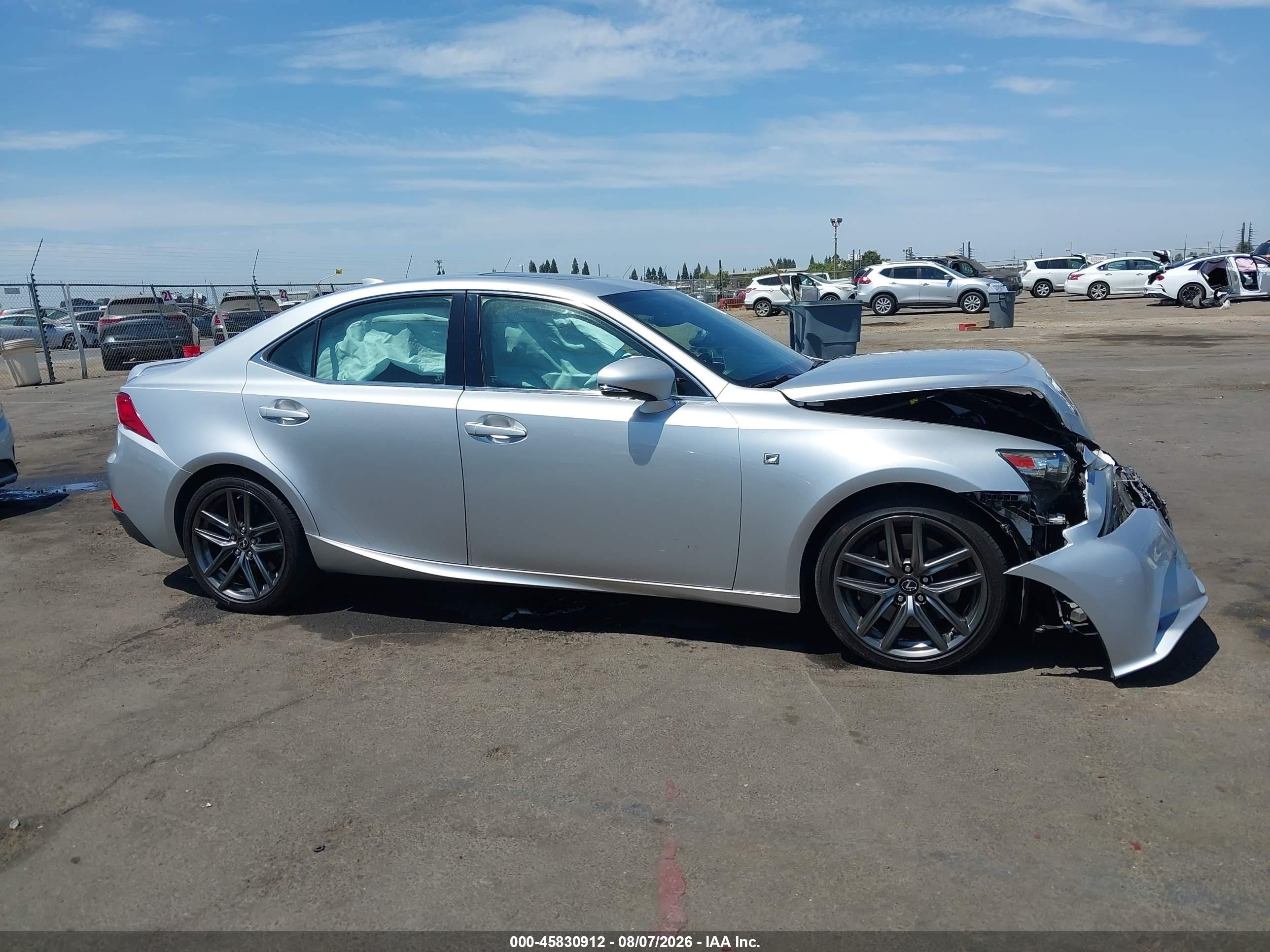 2015 Lexus Is 350   Gray vin: JTHBE1D2XF5021072
