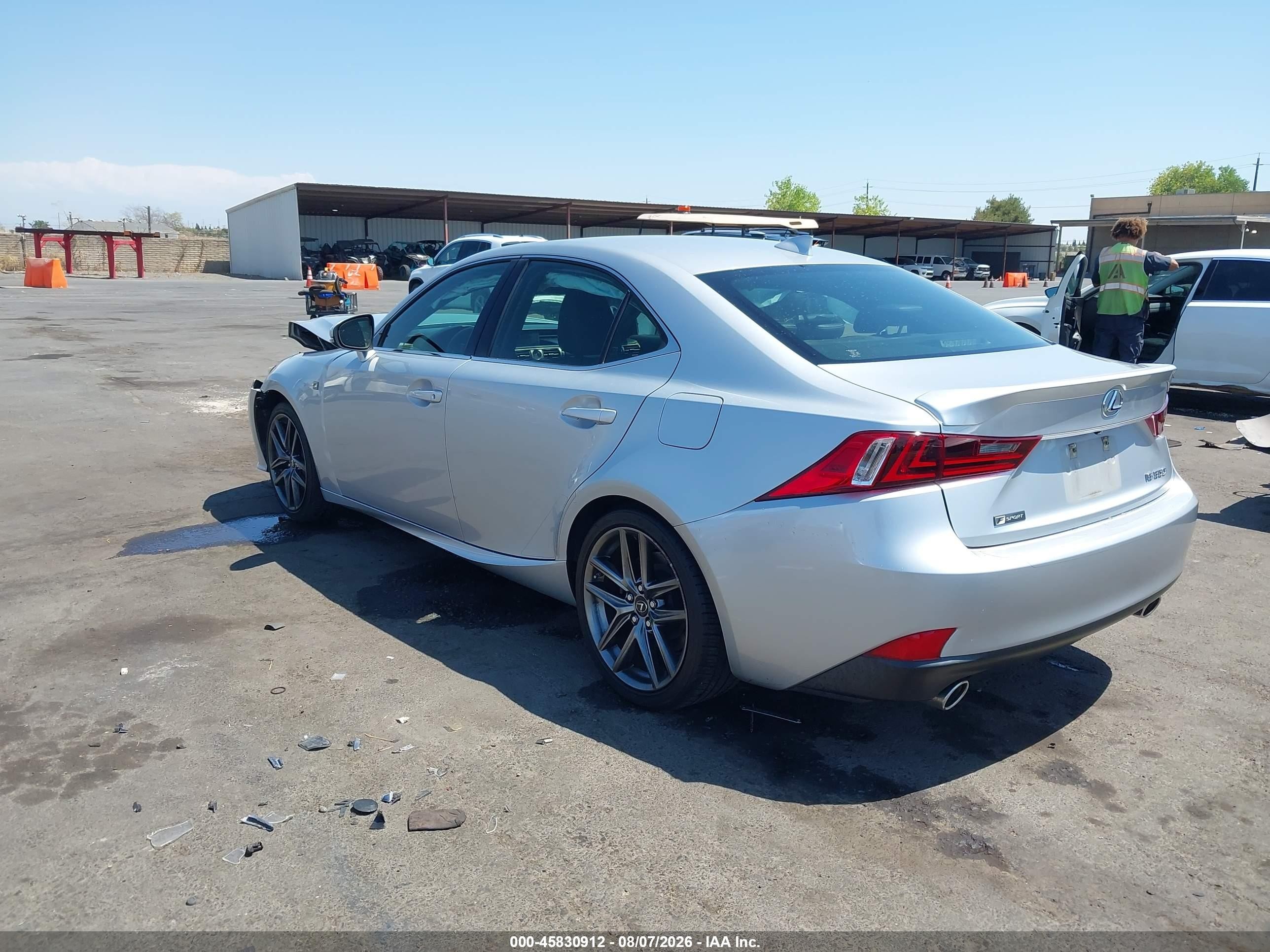 2015 Lexus Is 350   Gray vin: JTHBE1D2XF5021072
