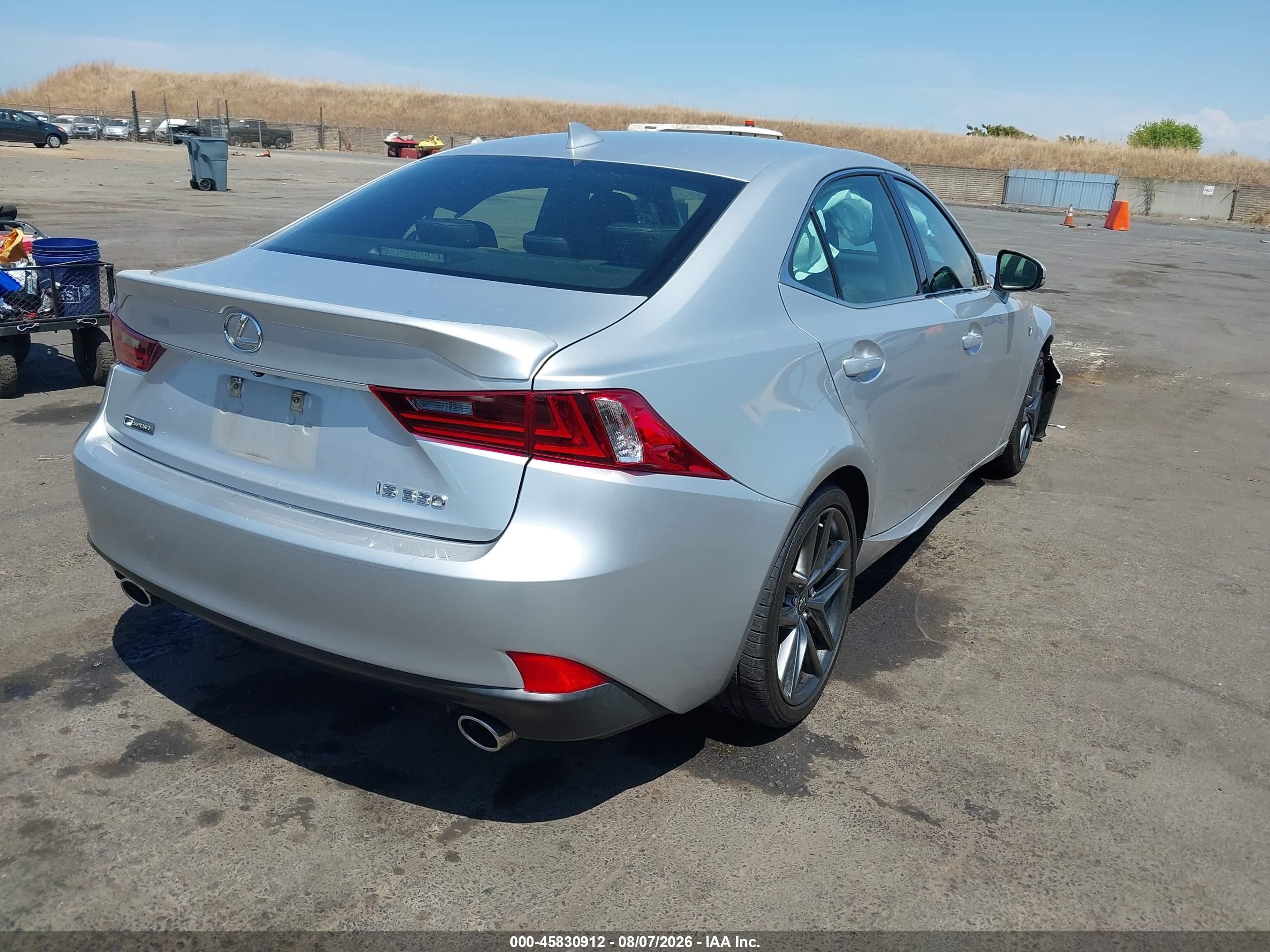 2015 Lexus Is 350   Gray vin: JTHBE1D2XF5021072