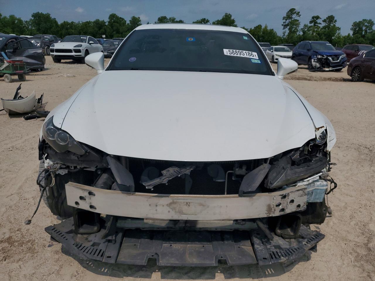 2015 Lexus Is 350 White vin: JTHBE1D2XF5021587