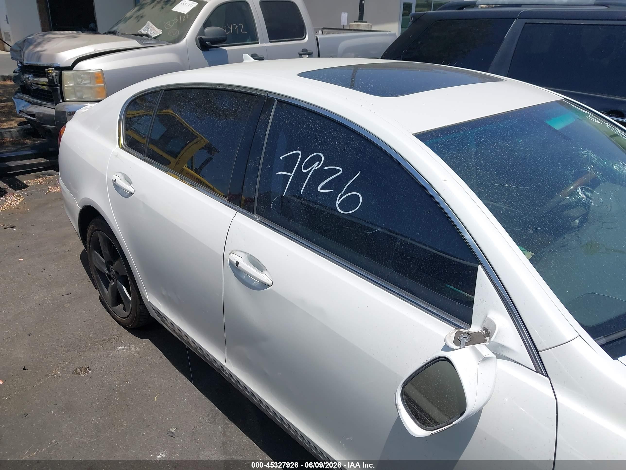 2011 Lexus Gs 350   Белый vin: JTHBE1KS2B0052360