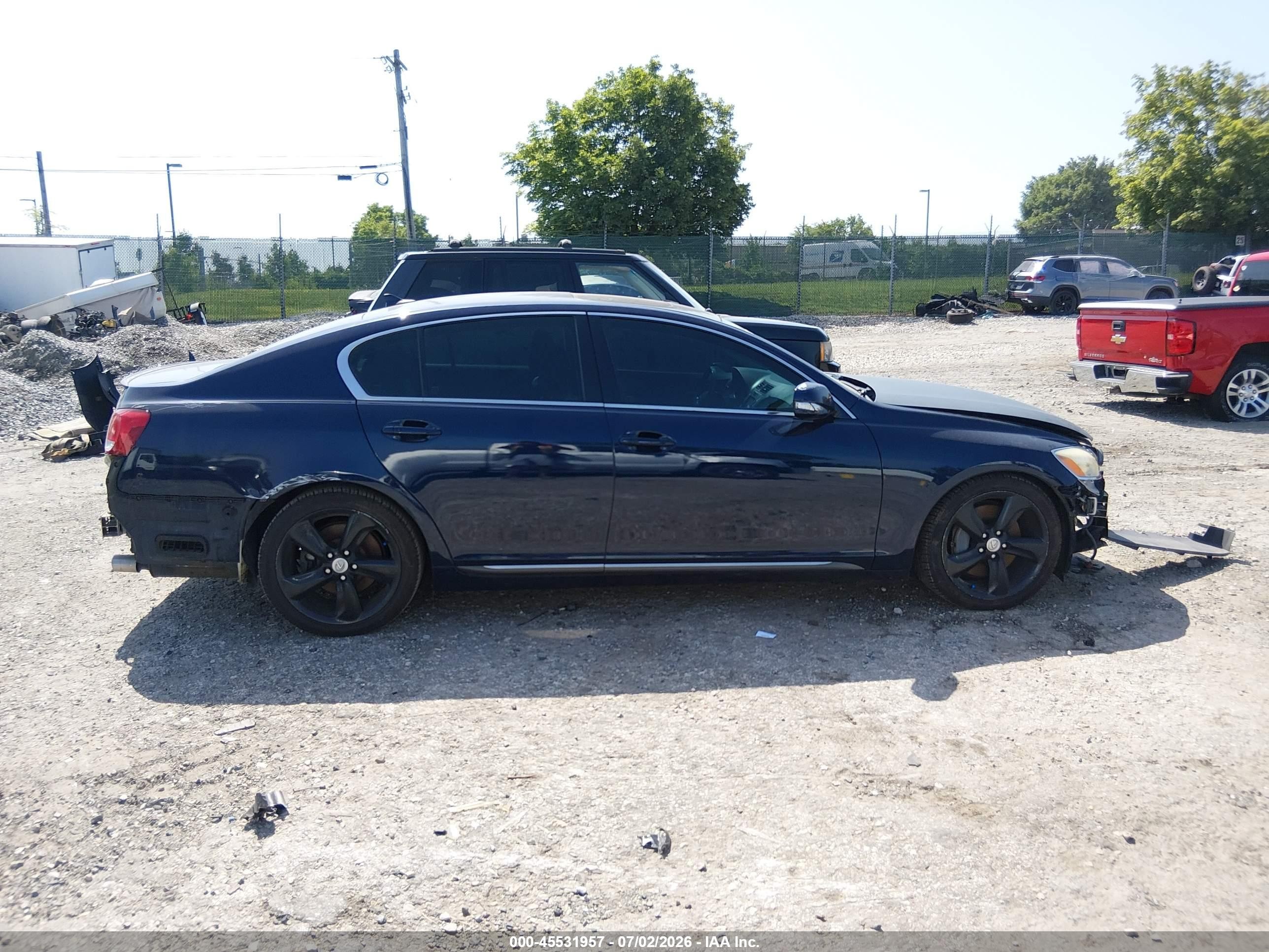 2010 Lexus Gs 350   Blue vin: JTHBE1KS4A0048213
