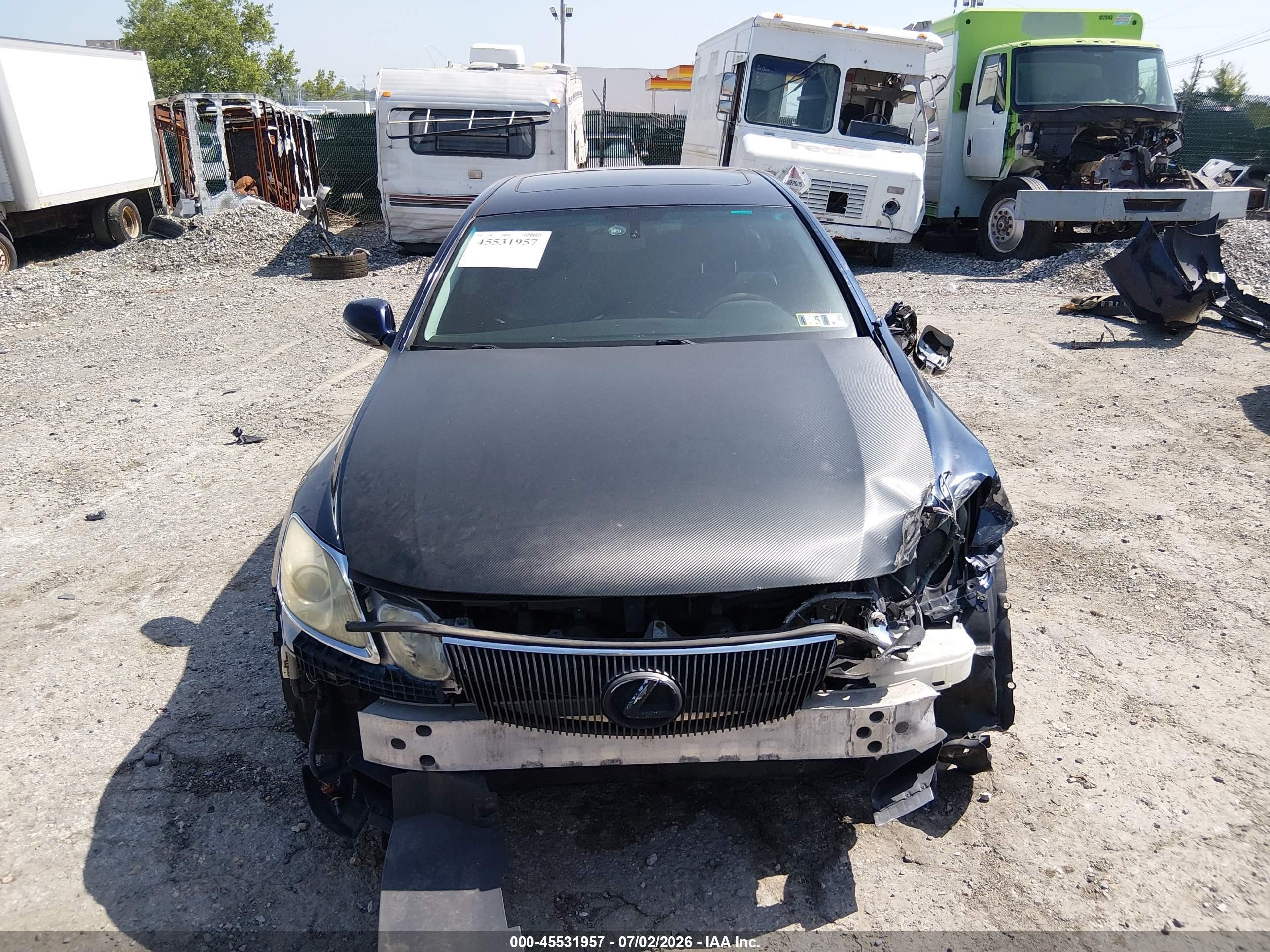 2010 Lexus Gs 350   Blue vin: JTHBE1KS4A0048213