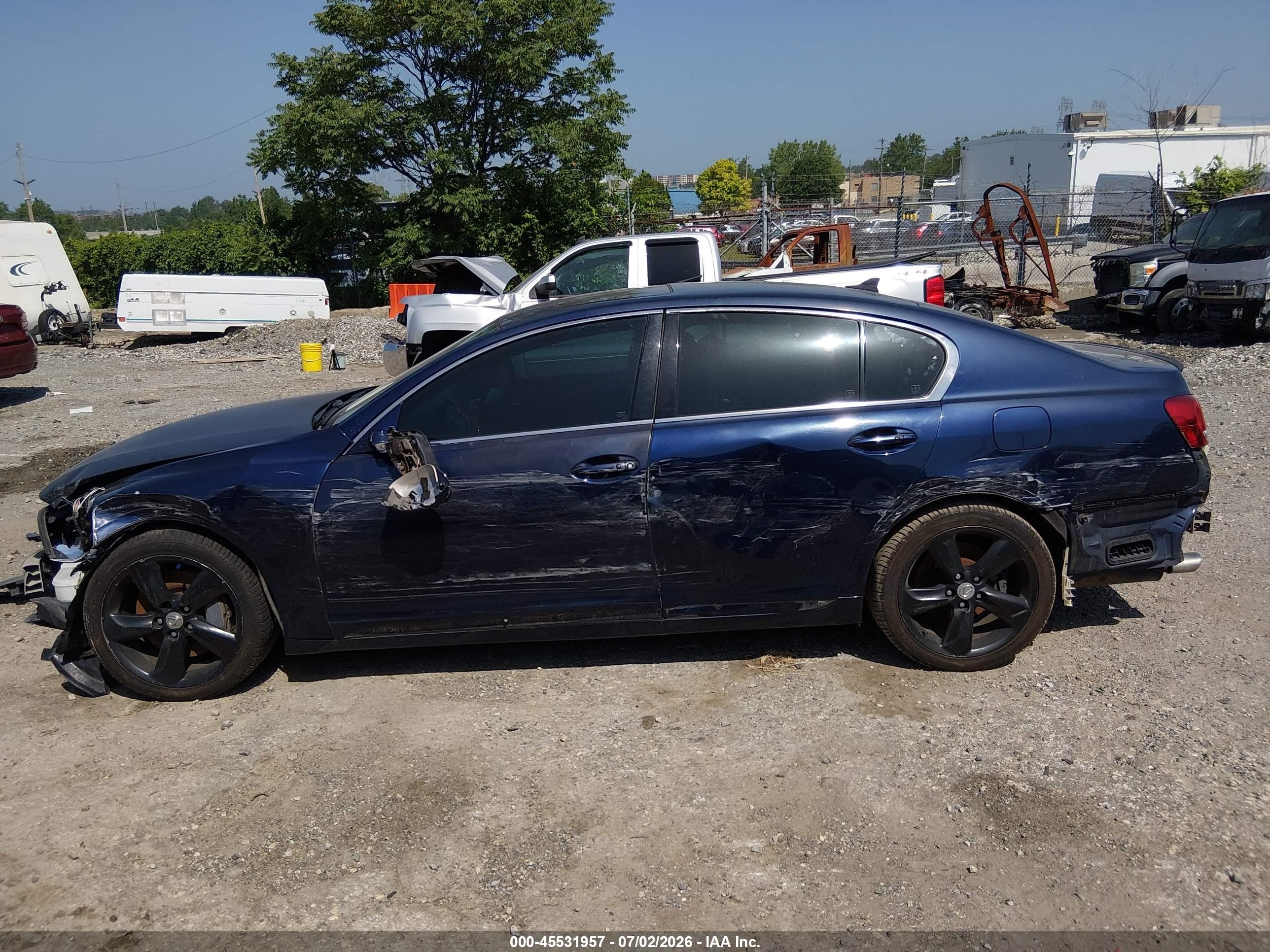 2010 Lexus Gs 350   Blue vin: JTHBE1KS4A0048213