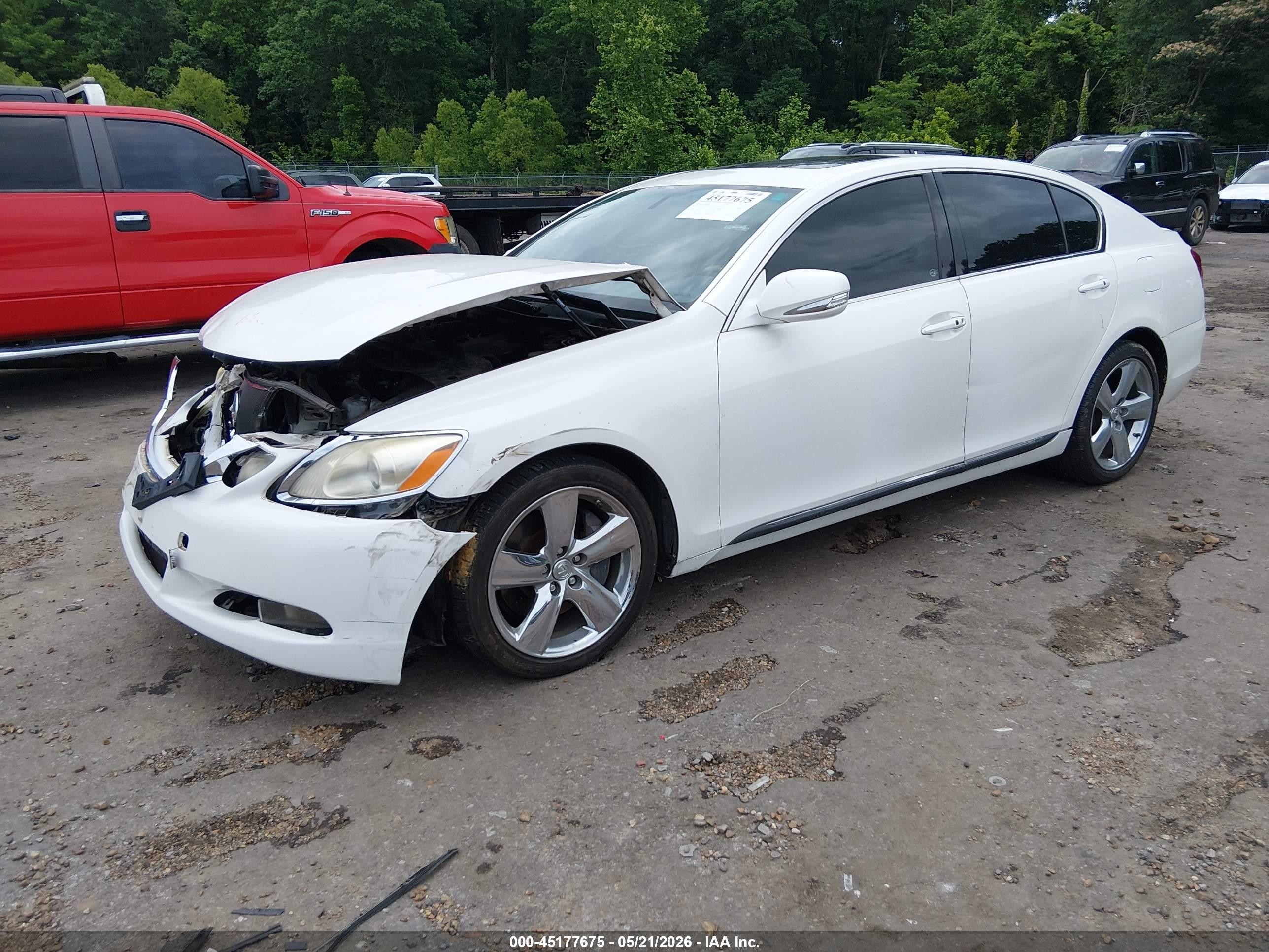 2010 Lexus Gs 350 White vin: JTHBE1KS4A0049085