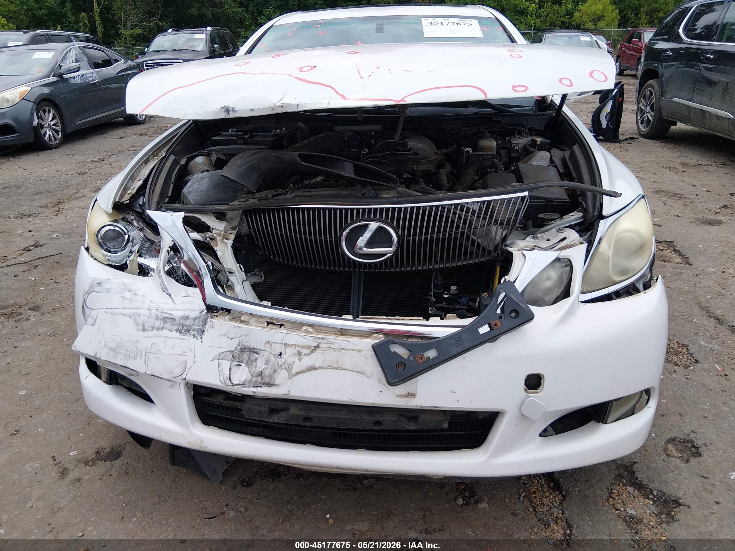 2010 Lexus Gs 350 White vin: JTHBE1KS4A0049085