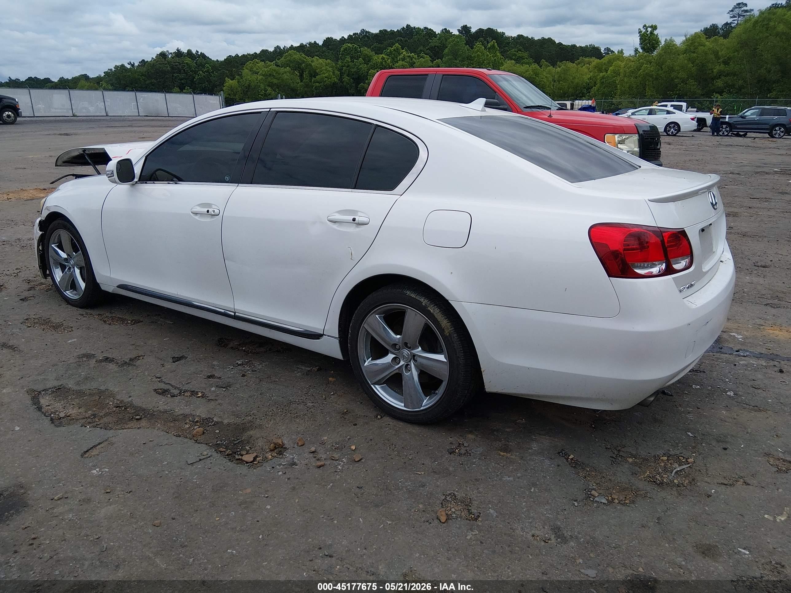 2010 Lexus Gs 350 White vin: JTHBE1KS4A0049085