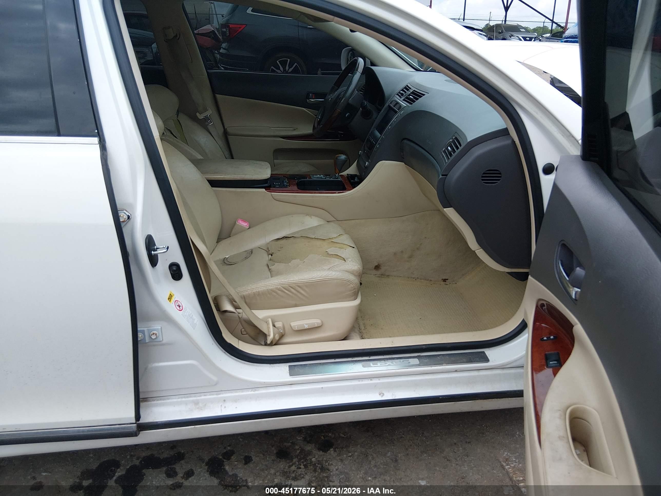 2010 Lexus Gs 350 White vin: JTHBE1KS4A0049085