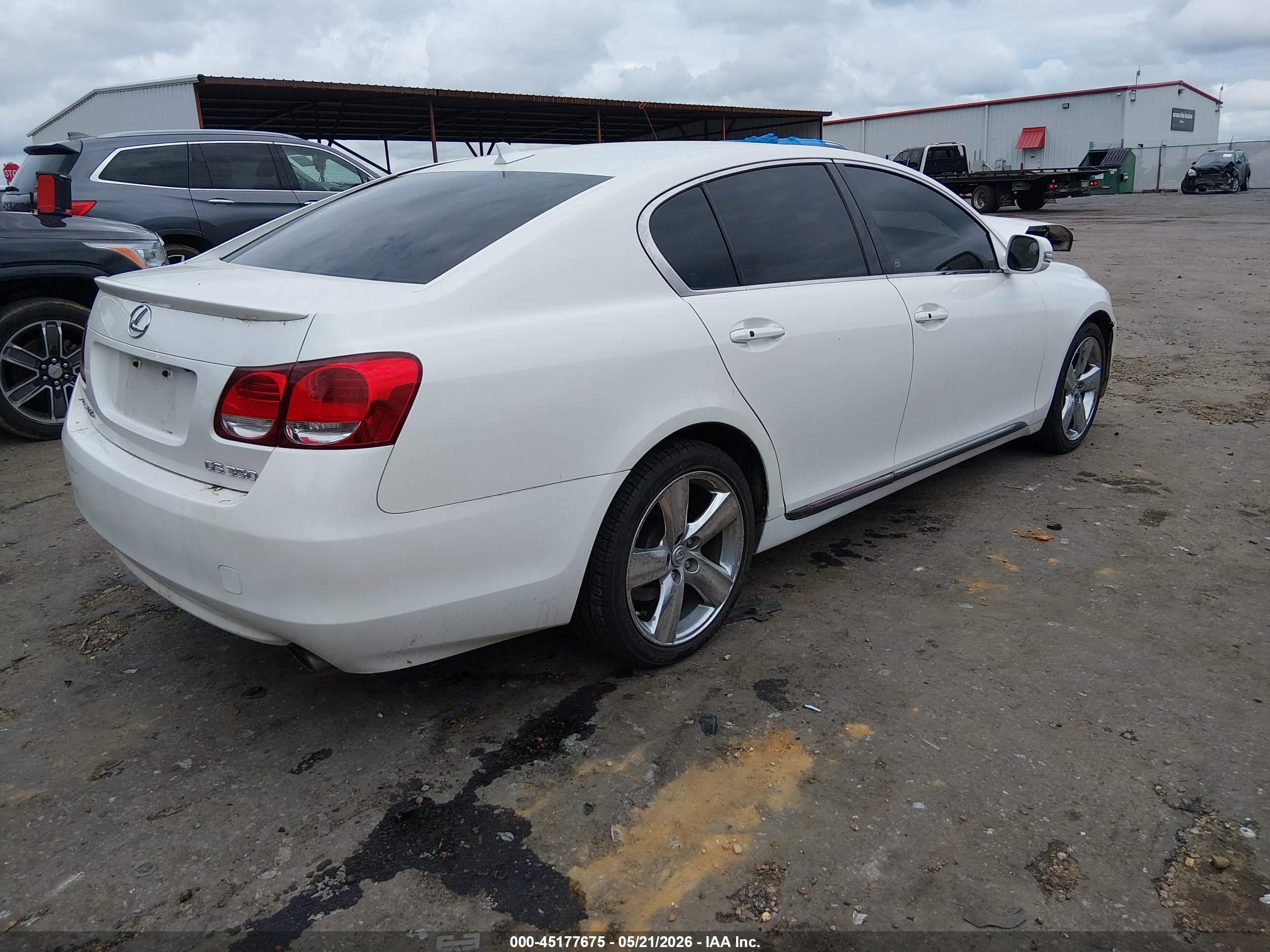 2010 Lexus Gs 350 White vin: JTHBE1KS4A0049085