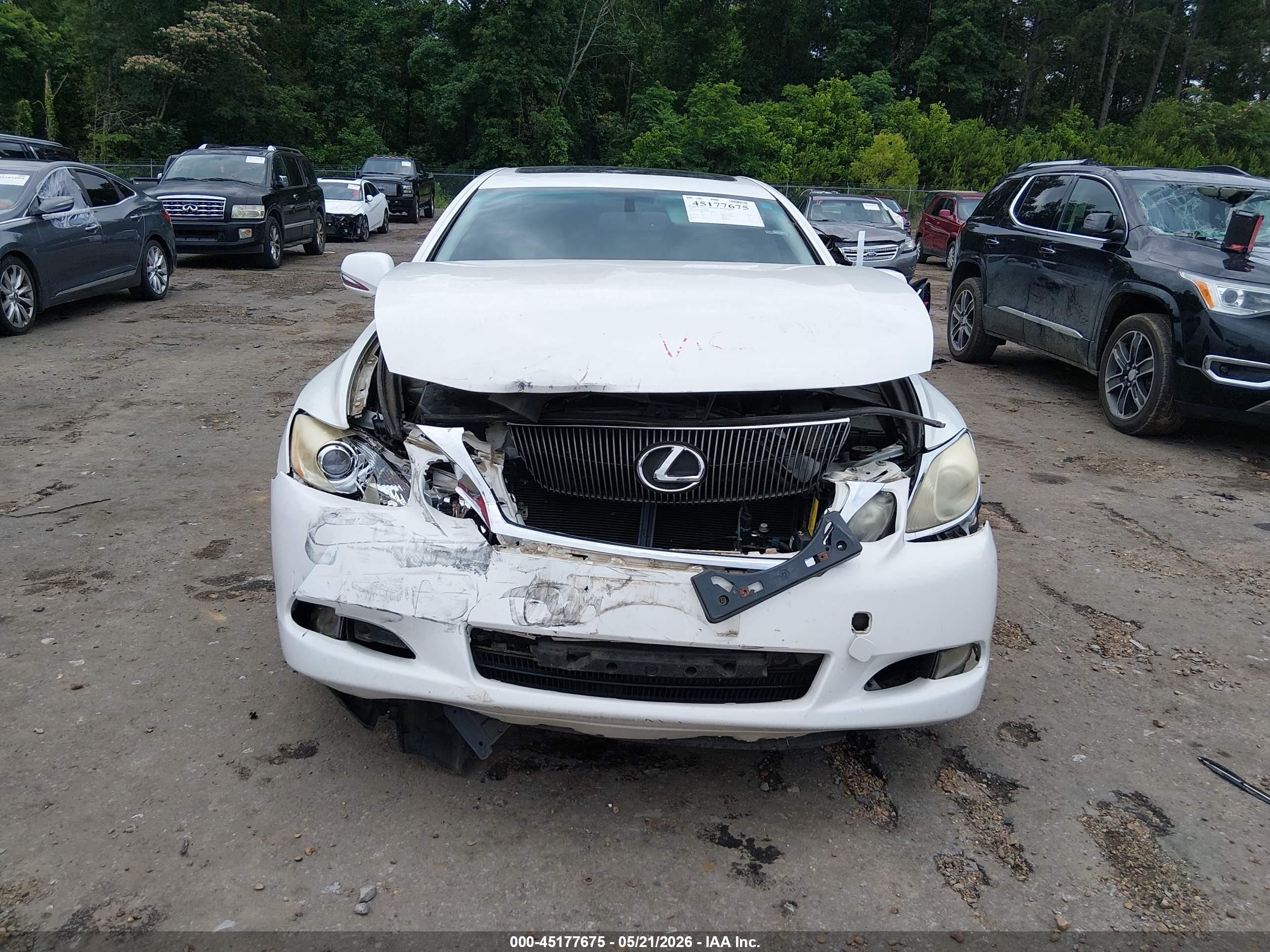 2010 Lexus Gs 350 White vin: JTHBE1KS4A0049085