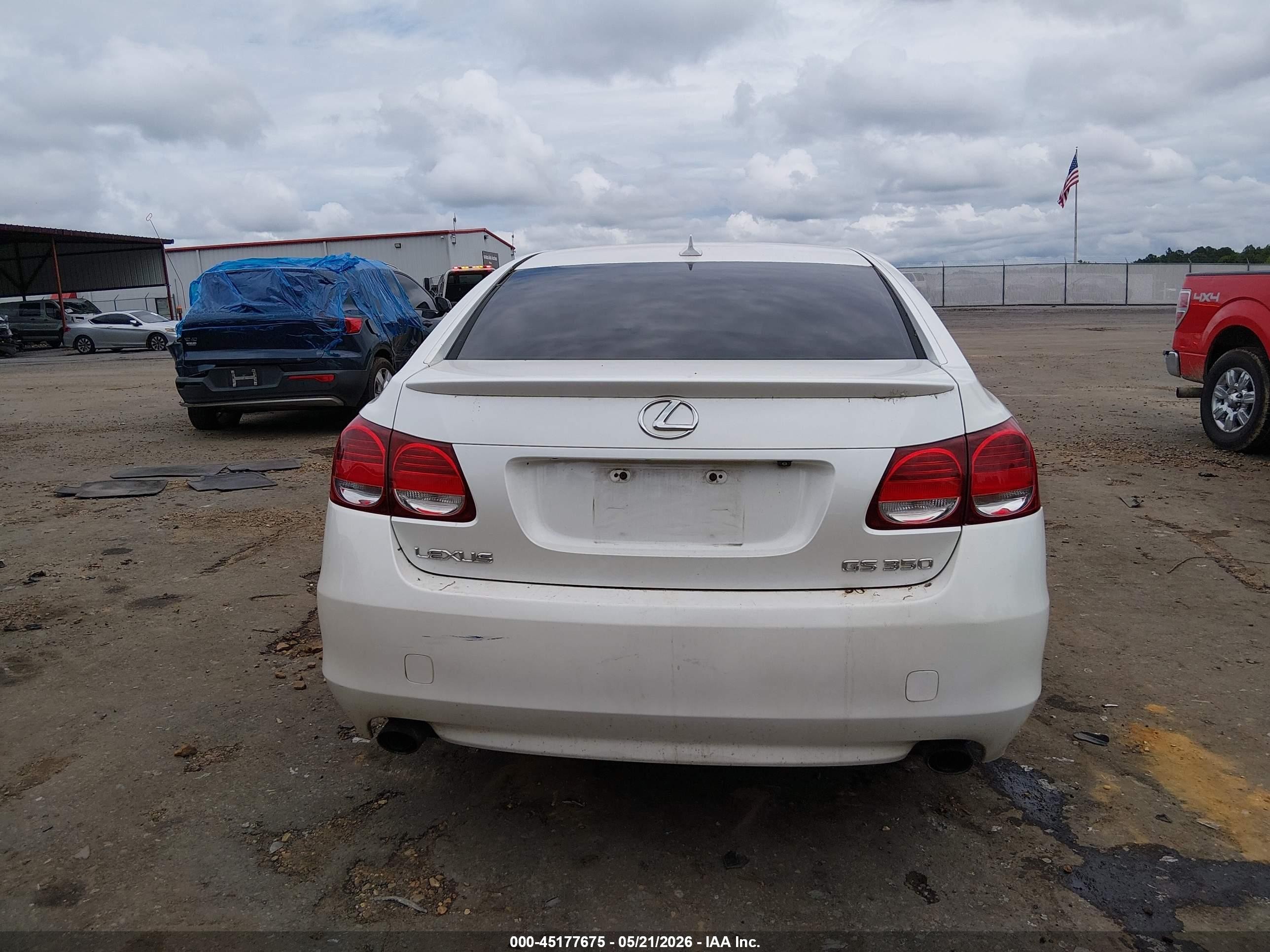 2010 Lexus Gs 350 White vin: JTHBE1KS4A0049085
