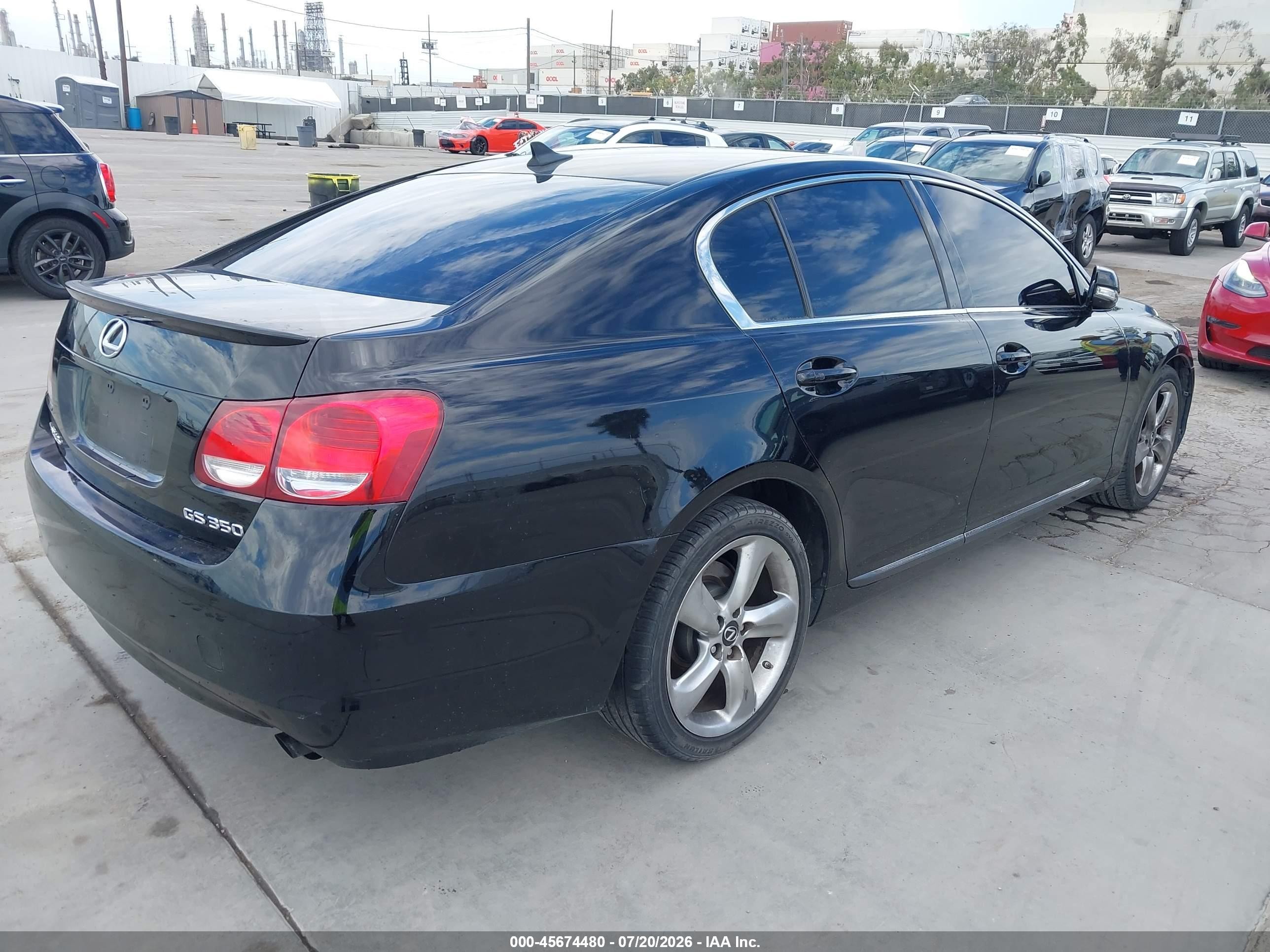 2010 Lexus Gs 350   Black vin: JTHBE1KS4A0050026