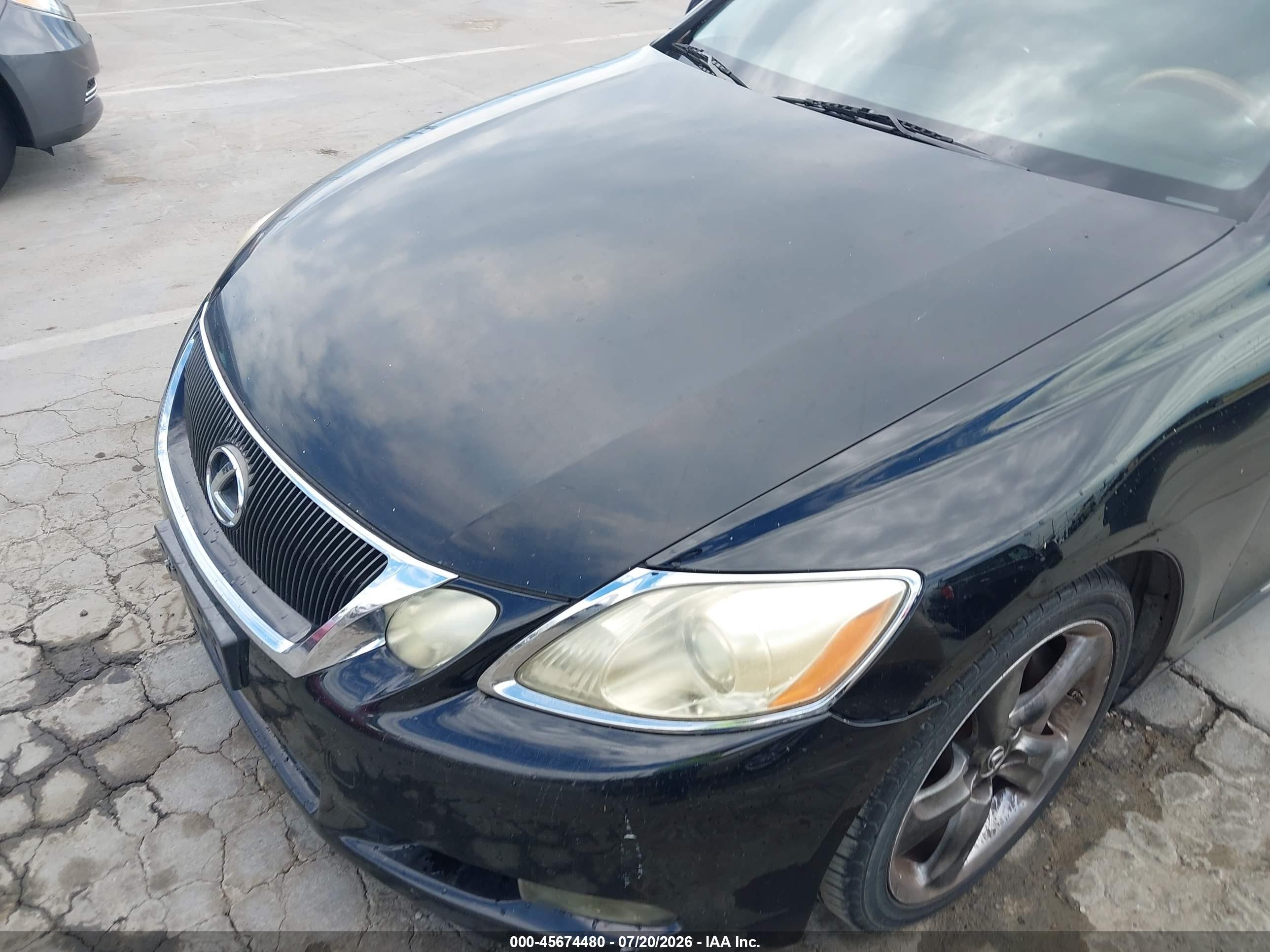 2010 Lexus Gs 350   Black vin: JTHBE1KS4A0050026