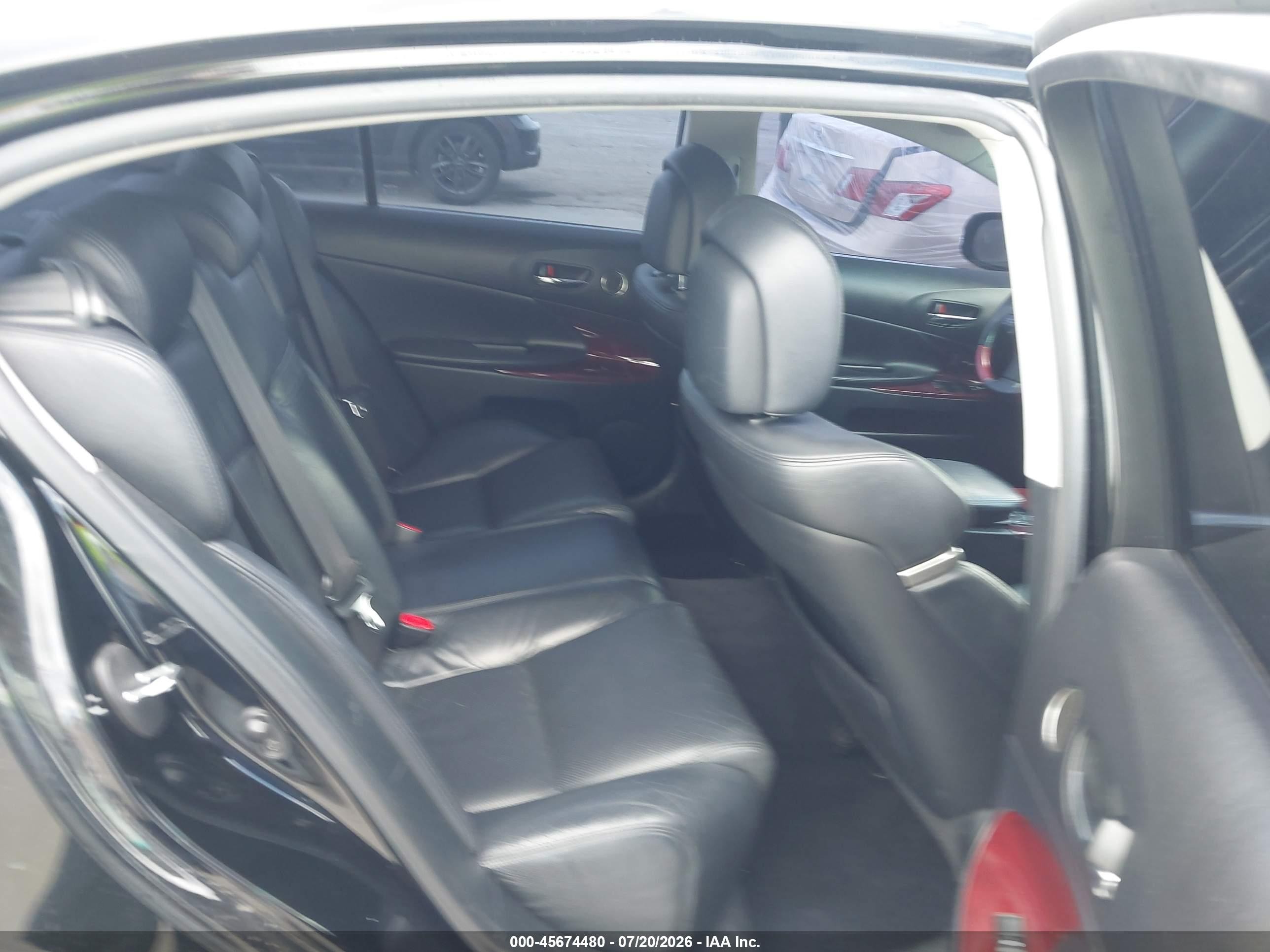 2010 Lexus Gs 350   Black vin: JTHBE1KS4A0050026