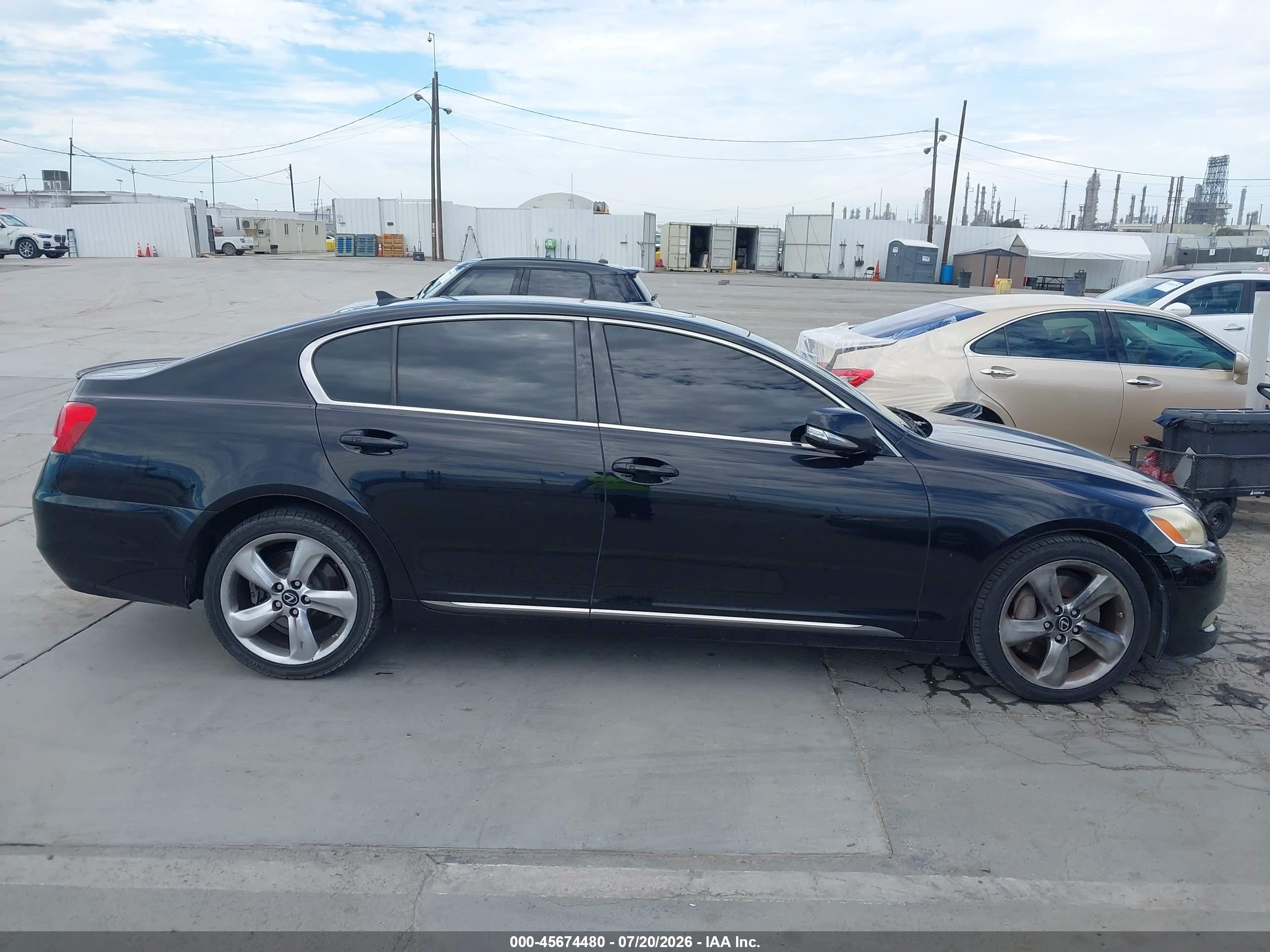 2010 Lexus Gs 350   Black vin: JTHBE1KS4A0050026