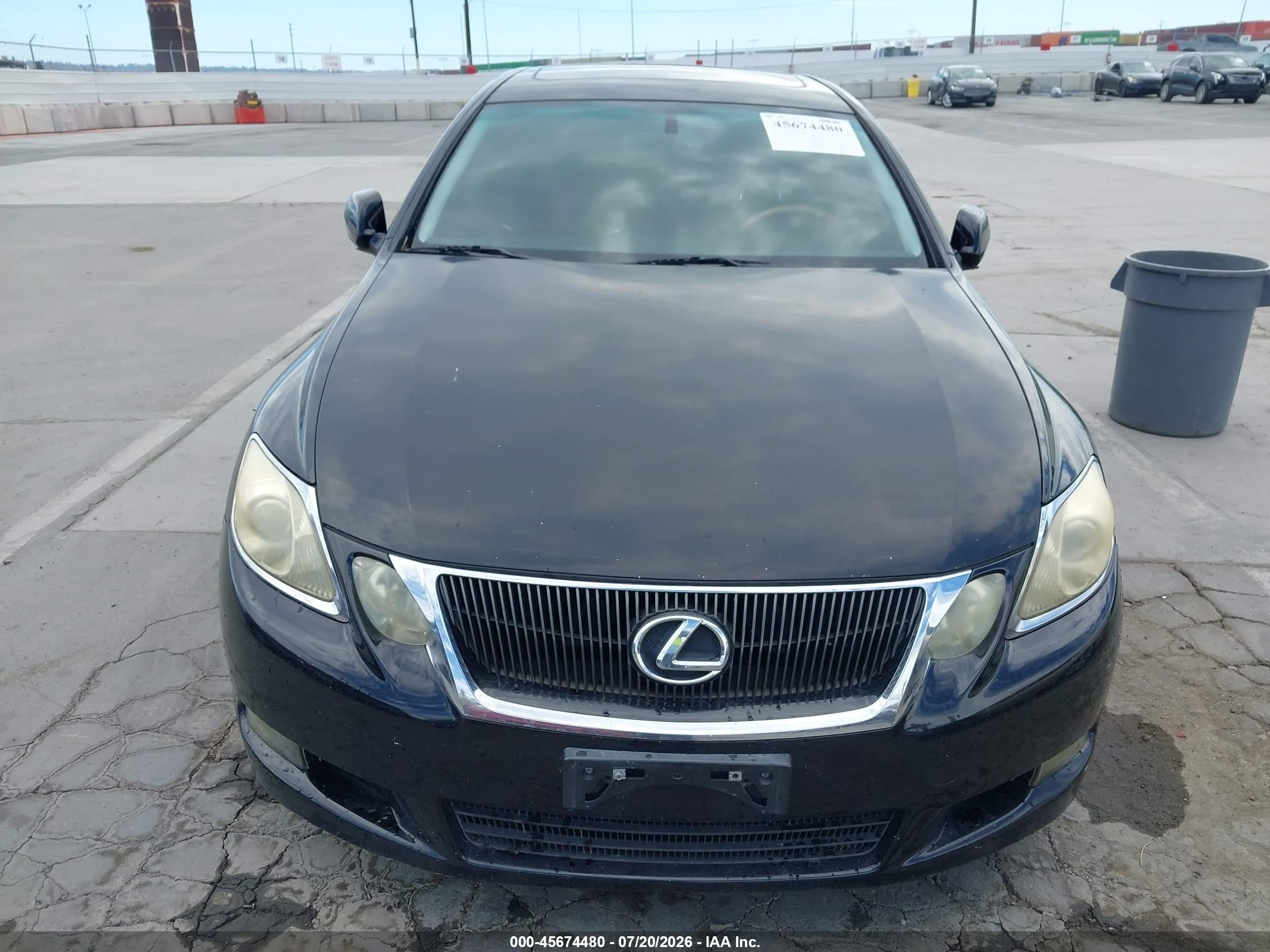 2010 Lexus Gs 350   Black vin: JTHBE1KS4A0050026