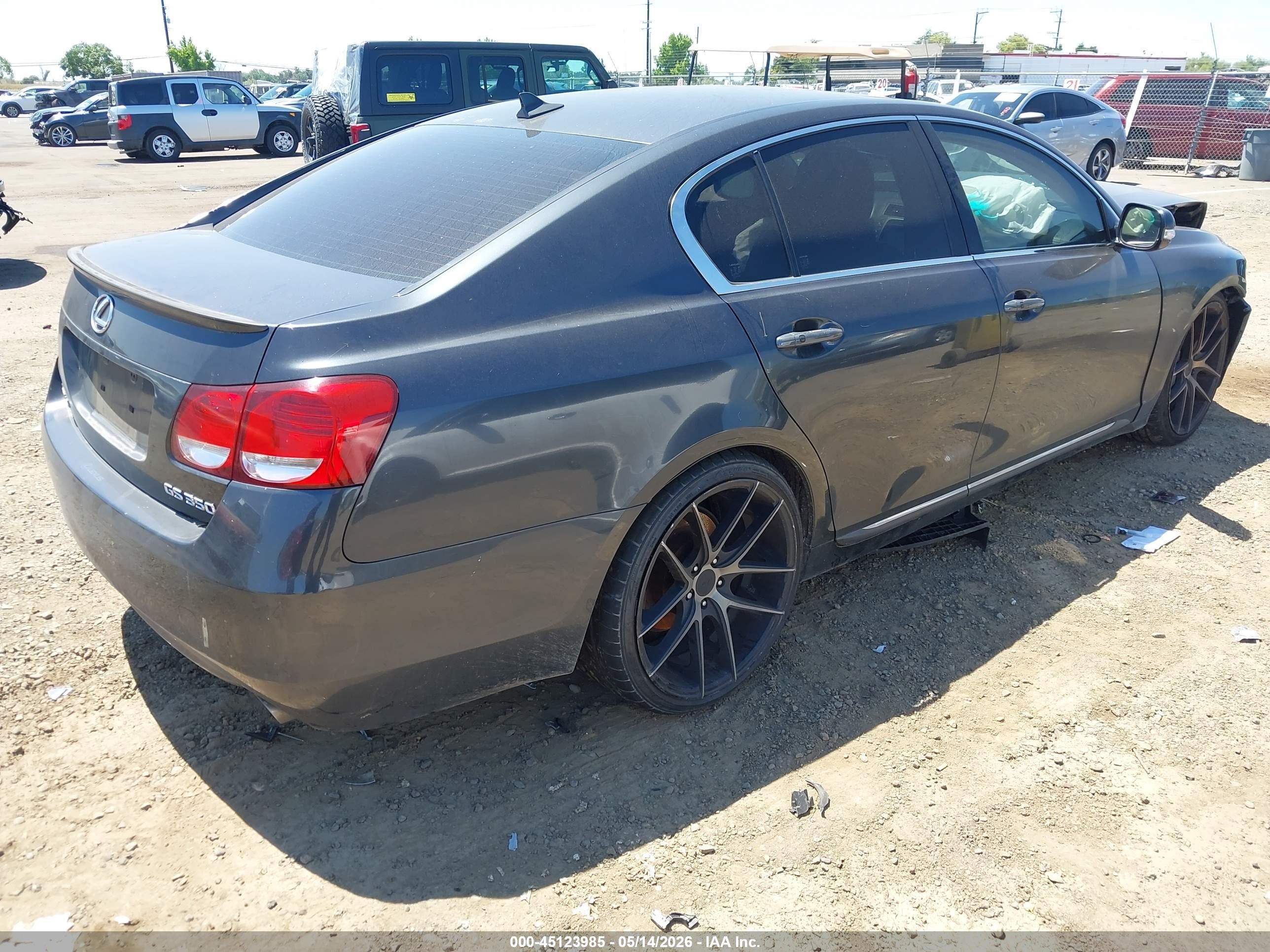 2011 Lexus Gs 350   Черный vin: JTHBE1KS5B0053339