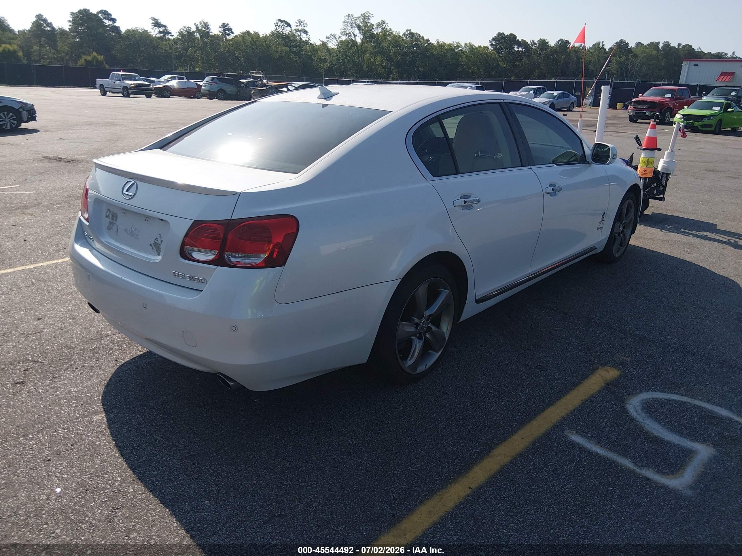 2010 Lexus Gs 350 White vin: JTHBE1KS6A0047483