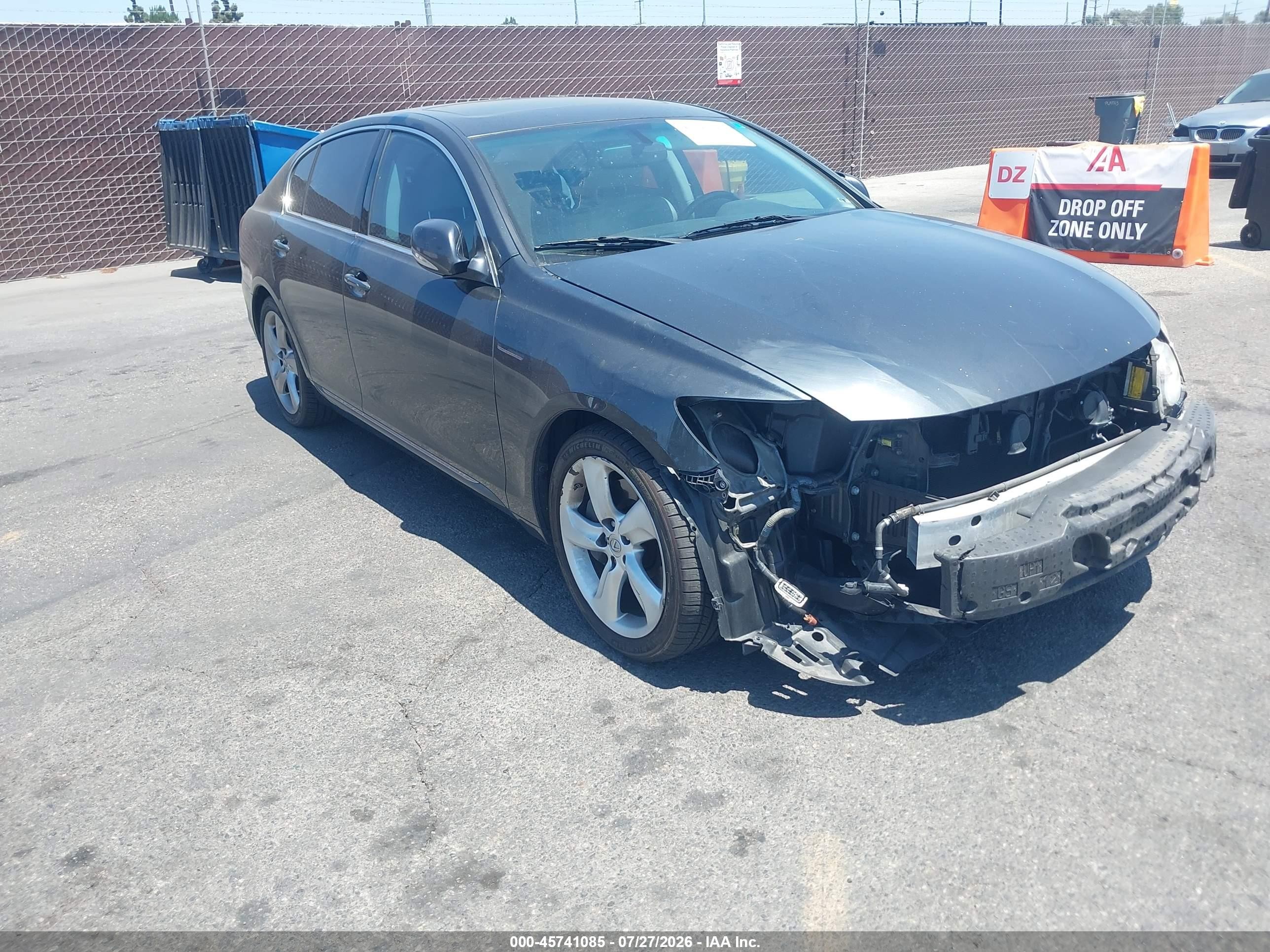 2011 Lexus Gs 350   Gray vin: JTHBE1KS6B0051826